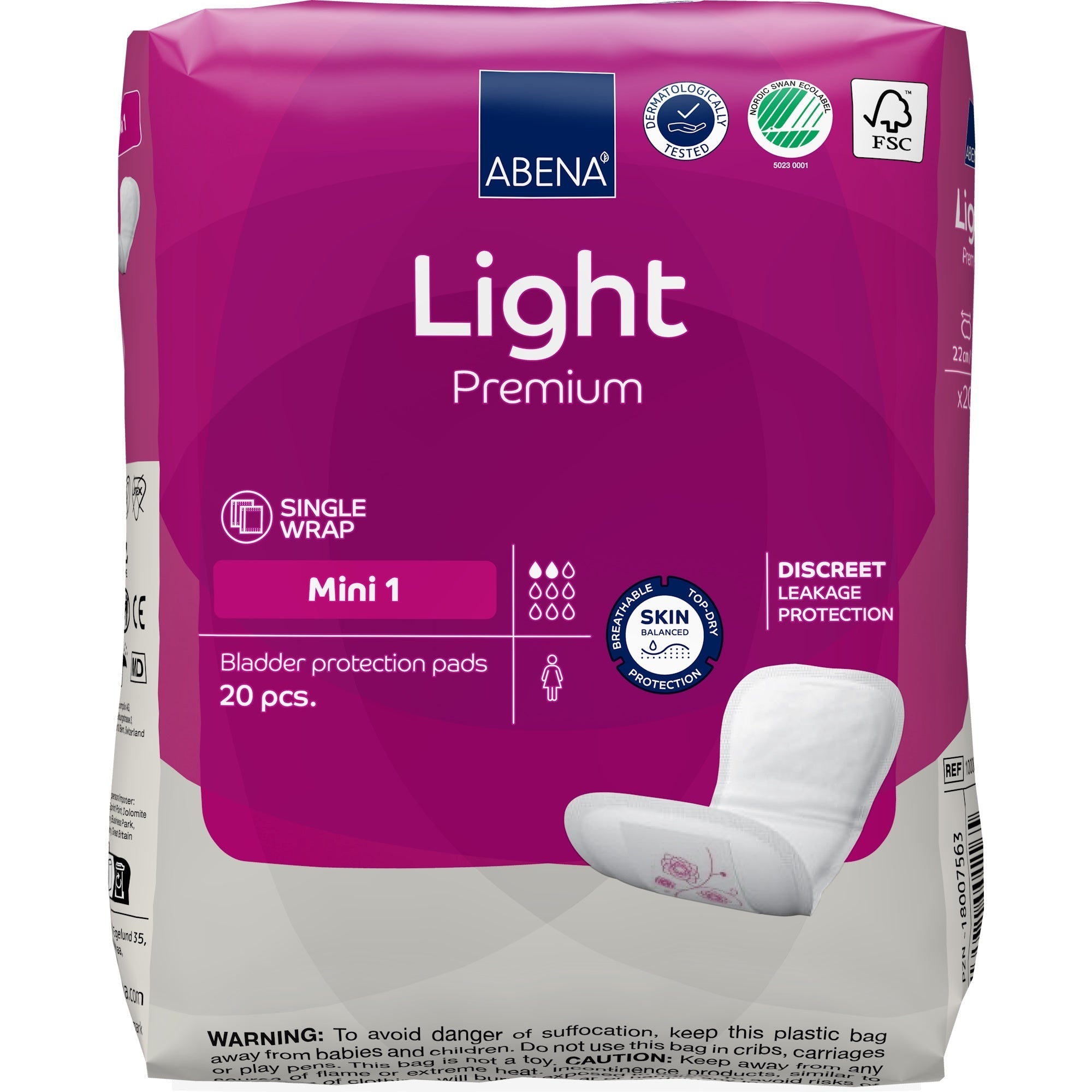 Abena Light Mini 1 Bladder Control Pad