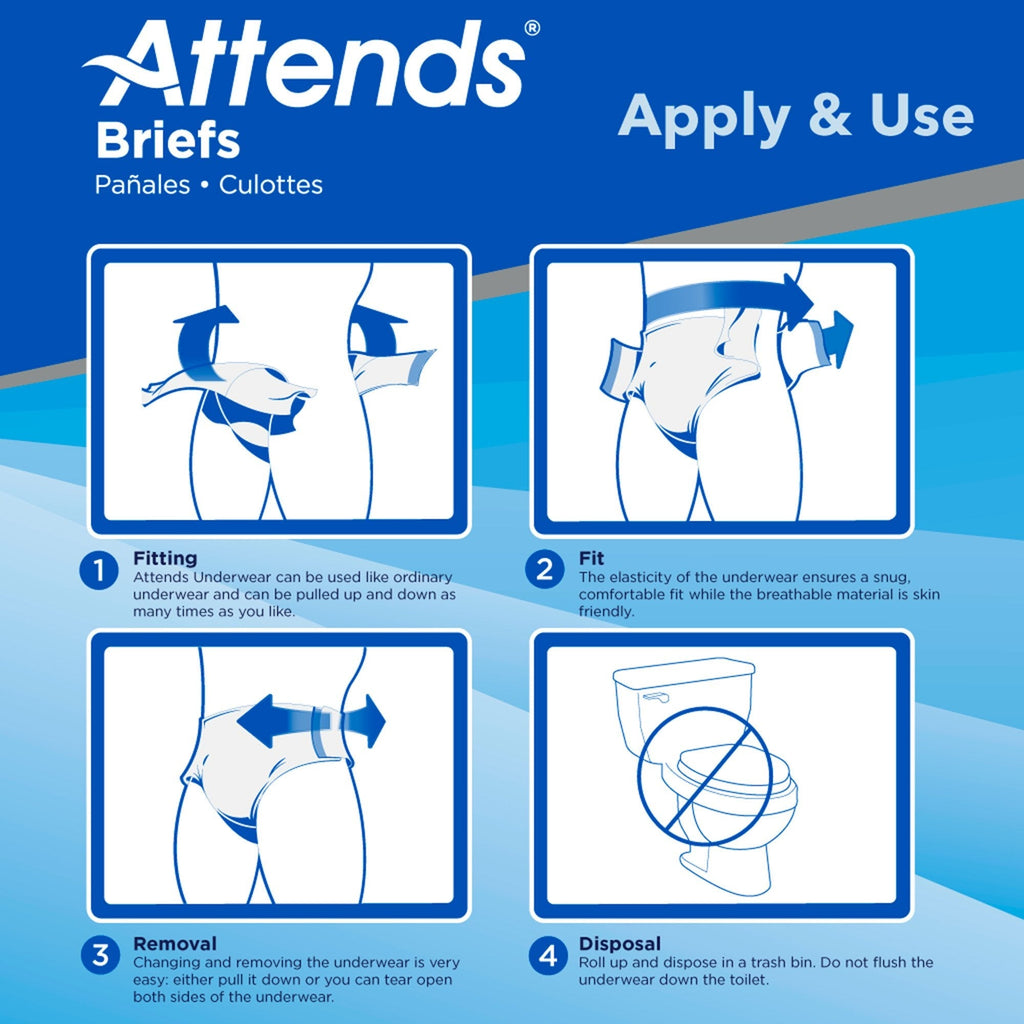 Attends Briefs, Ultimate Absorbency