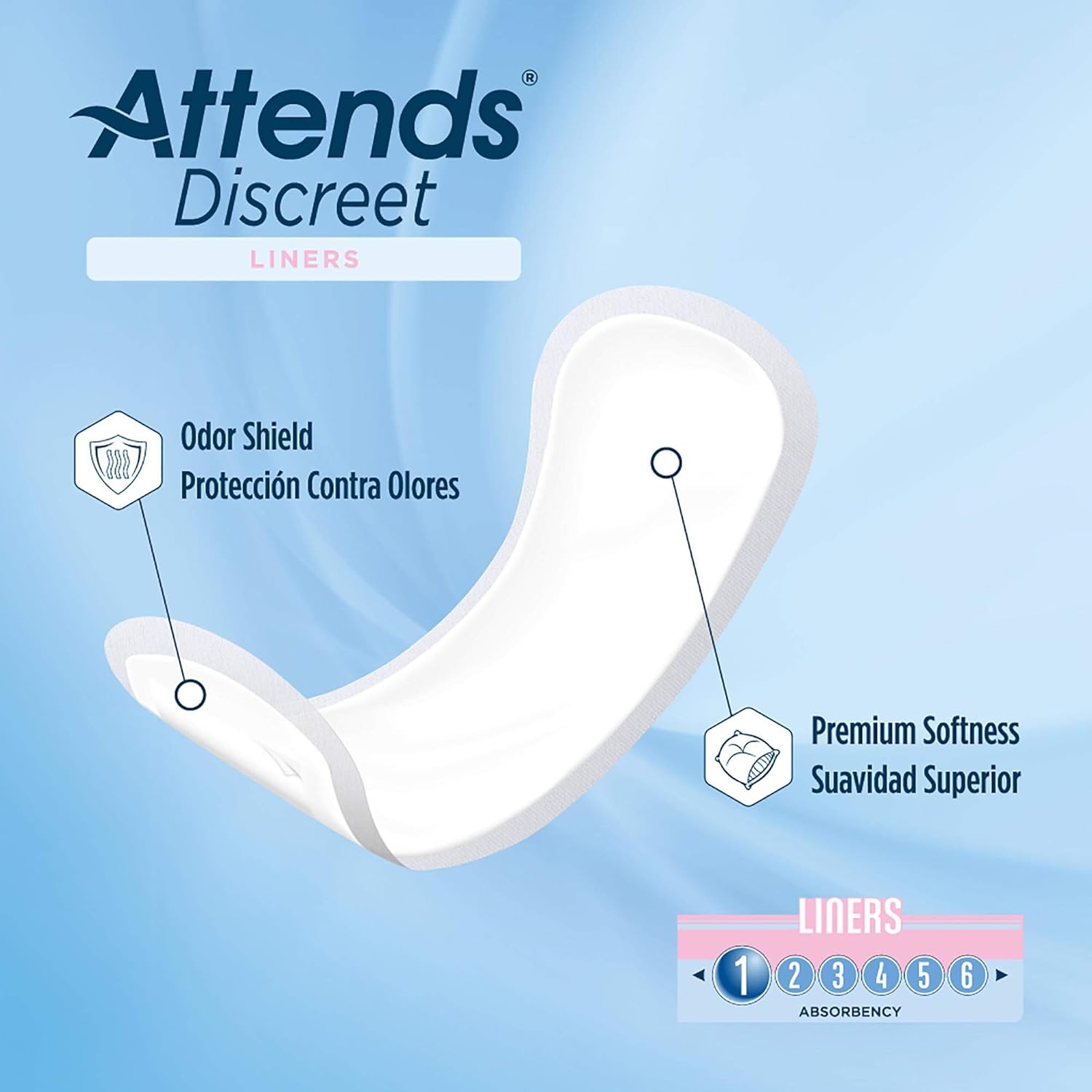 Attends Discreet Liners
