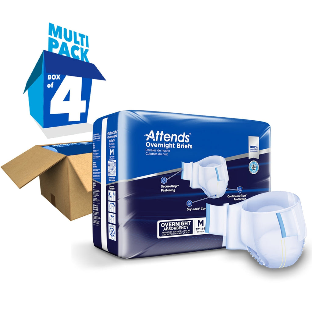 Attends Overnight Briefs, Overnight Absorbency
