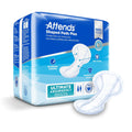 Attends Shaped Pads Plus, Ultimate Absorbency