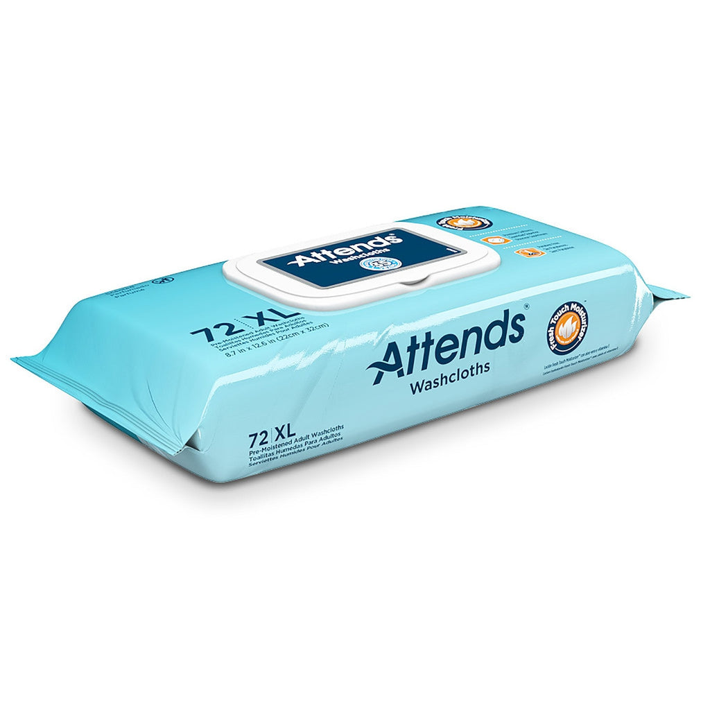 Attends XL Washcloths, Scented