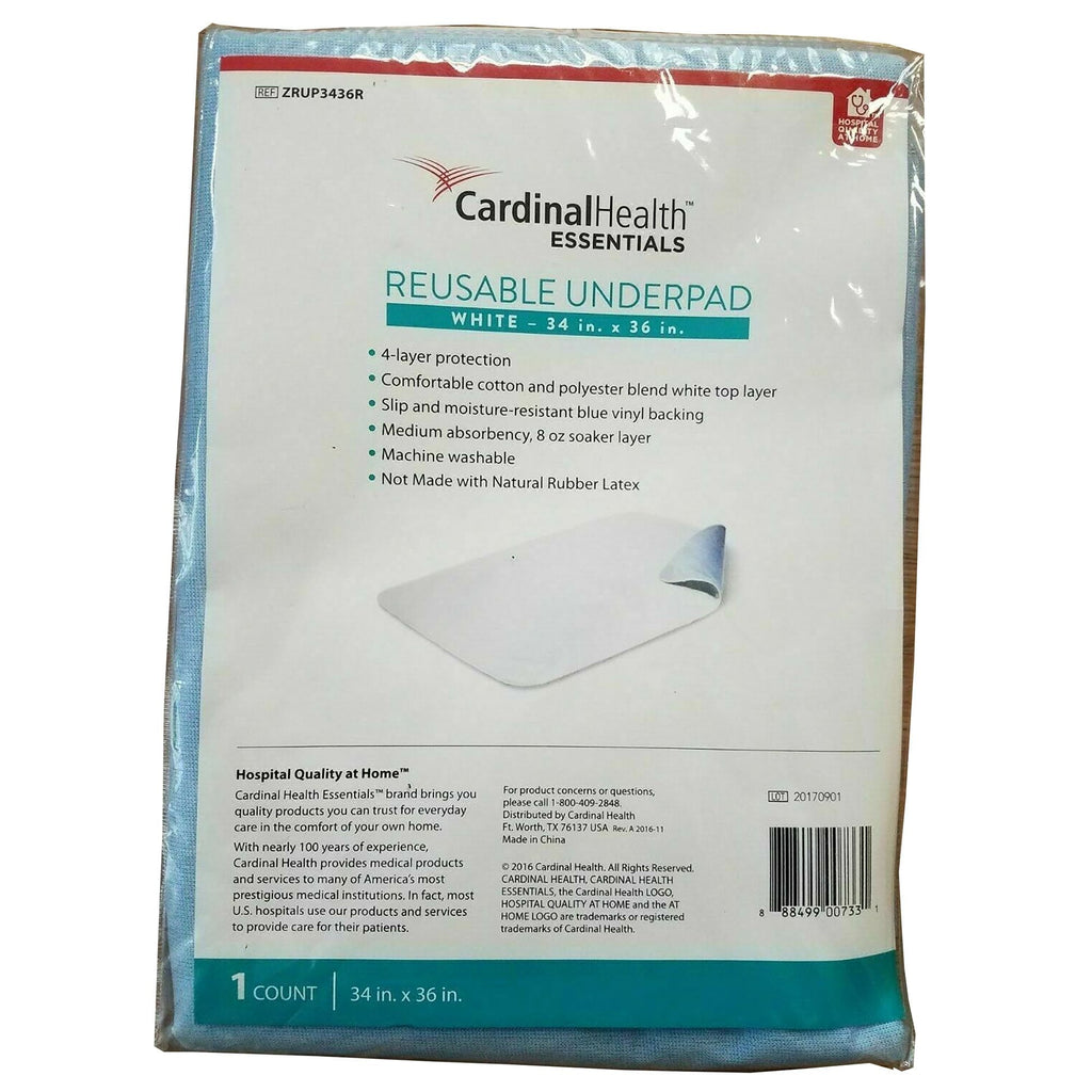 Cardinal Health Essentials Reusable Underpad