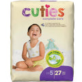 Cuties Complete Care Baby Diapers, Size 5