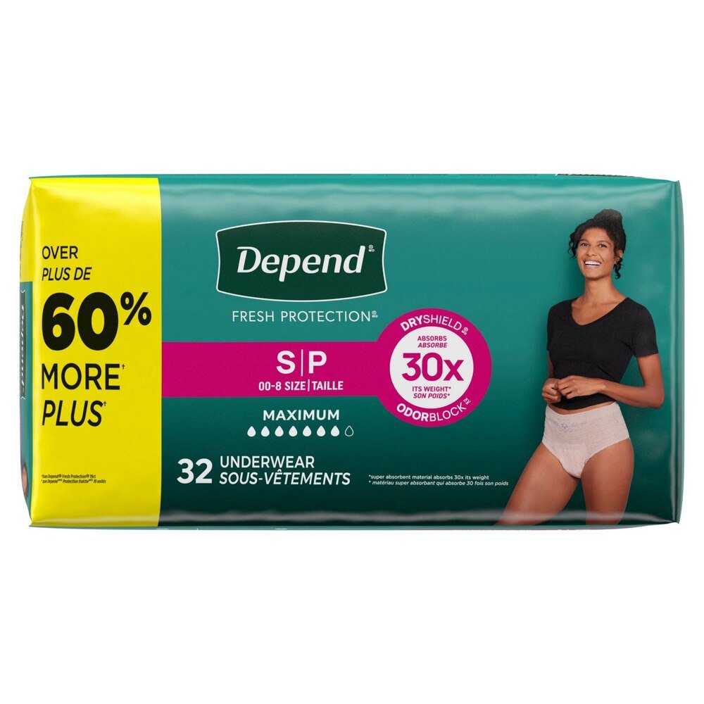 Depend Fresh Protection Underwear for Women, Maximum