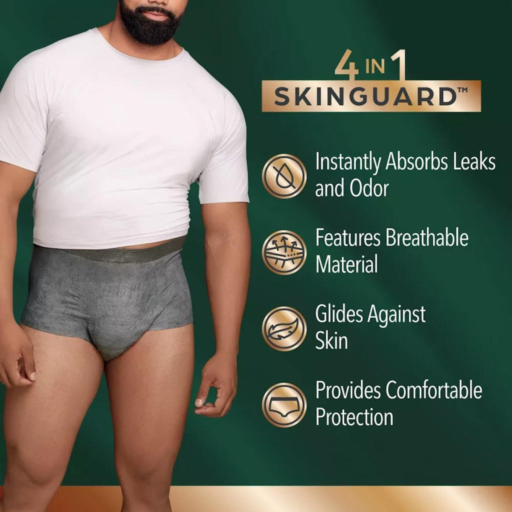 Depend Real Fit Absorbent Underwear for Men, Maximum