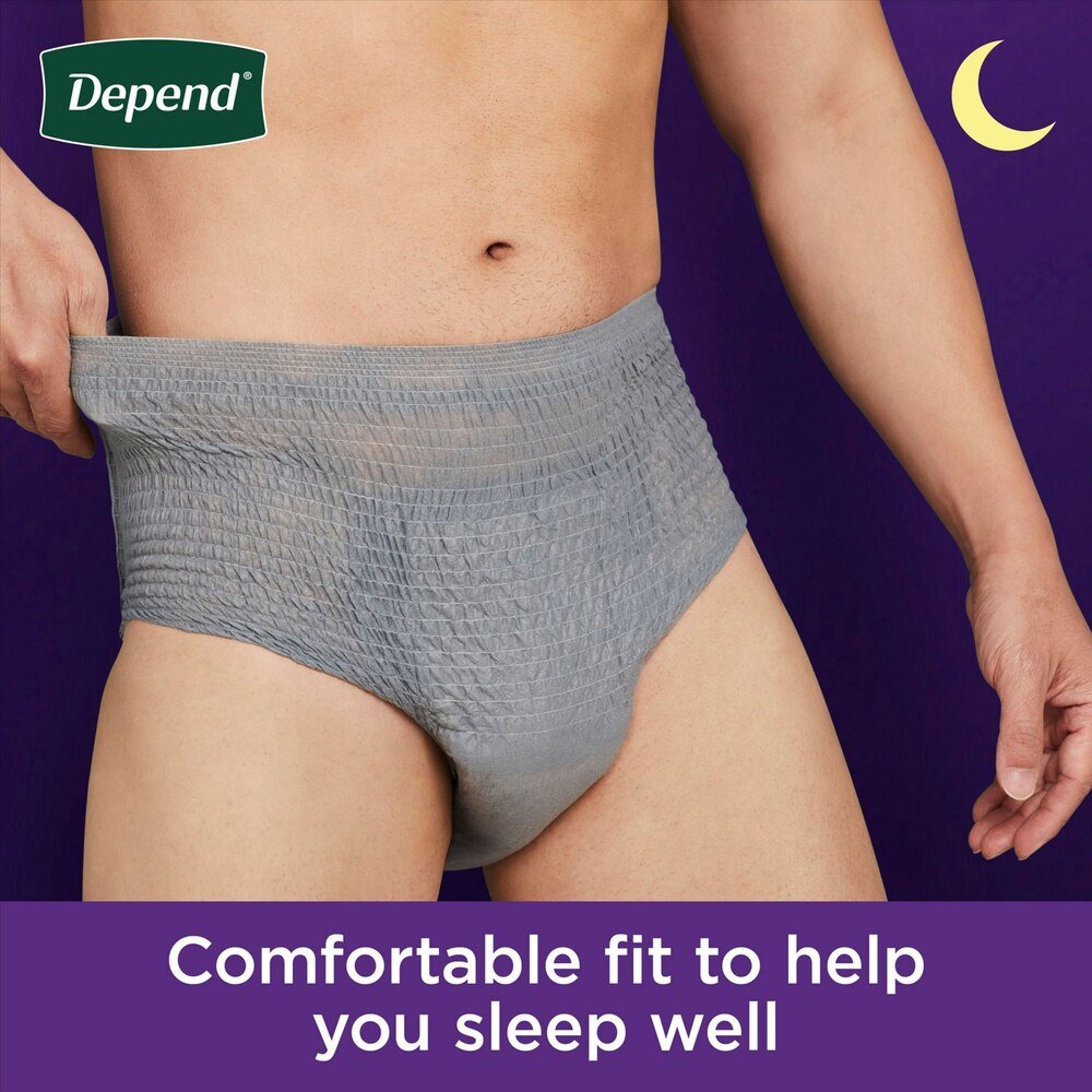 Depend Night Defense Underwear for Men