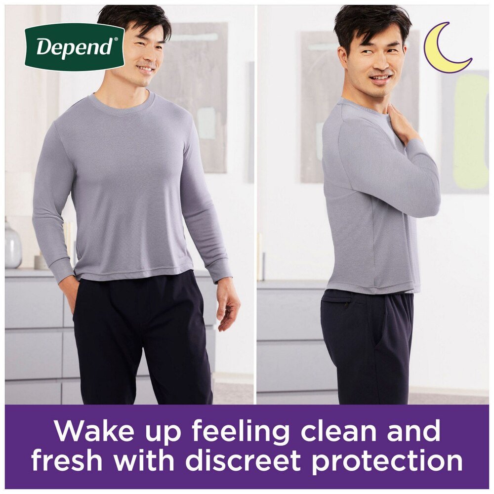 Depend Night Defense Underwear for Men