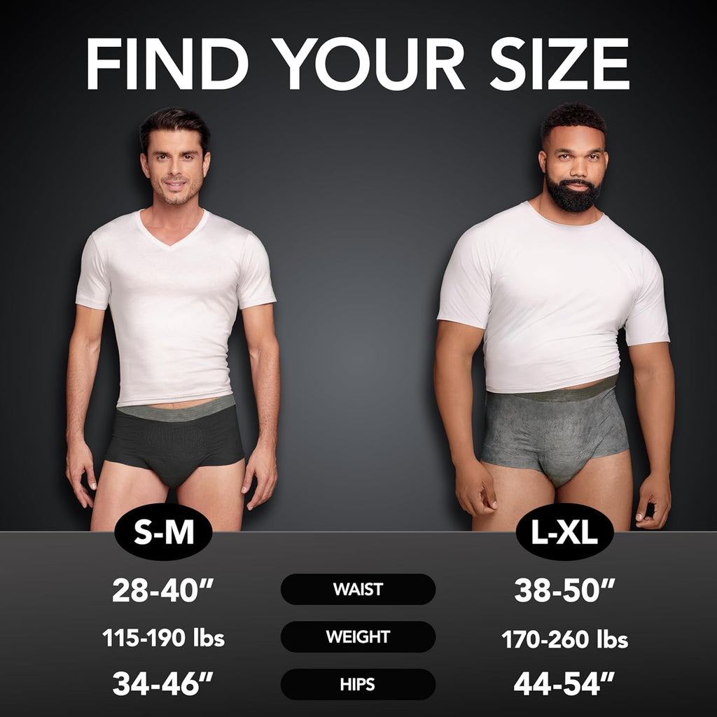 Depend Real Fit Absorbent Underwear for Men, Maximum