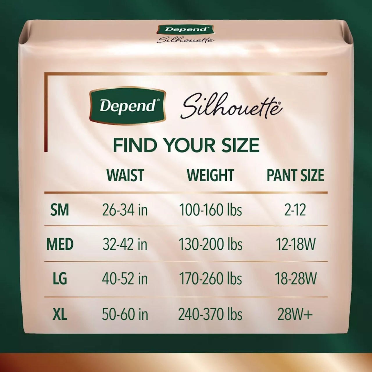Depend Silhouette Incontinence Underwear for Women