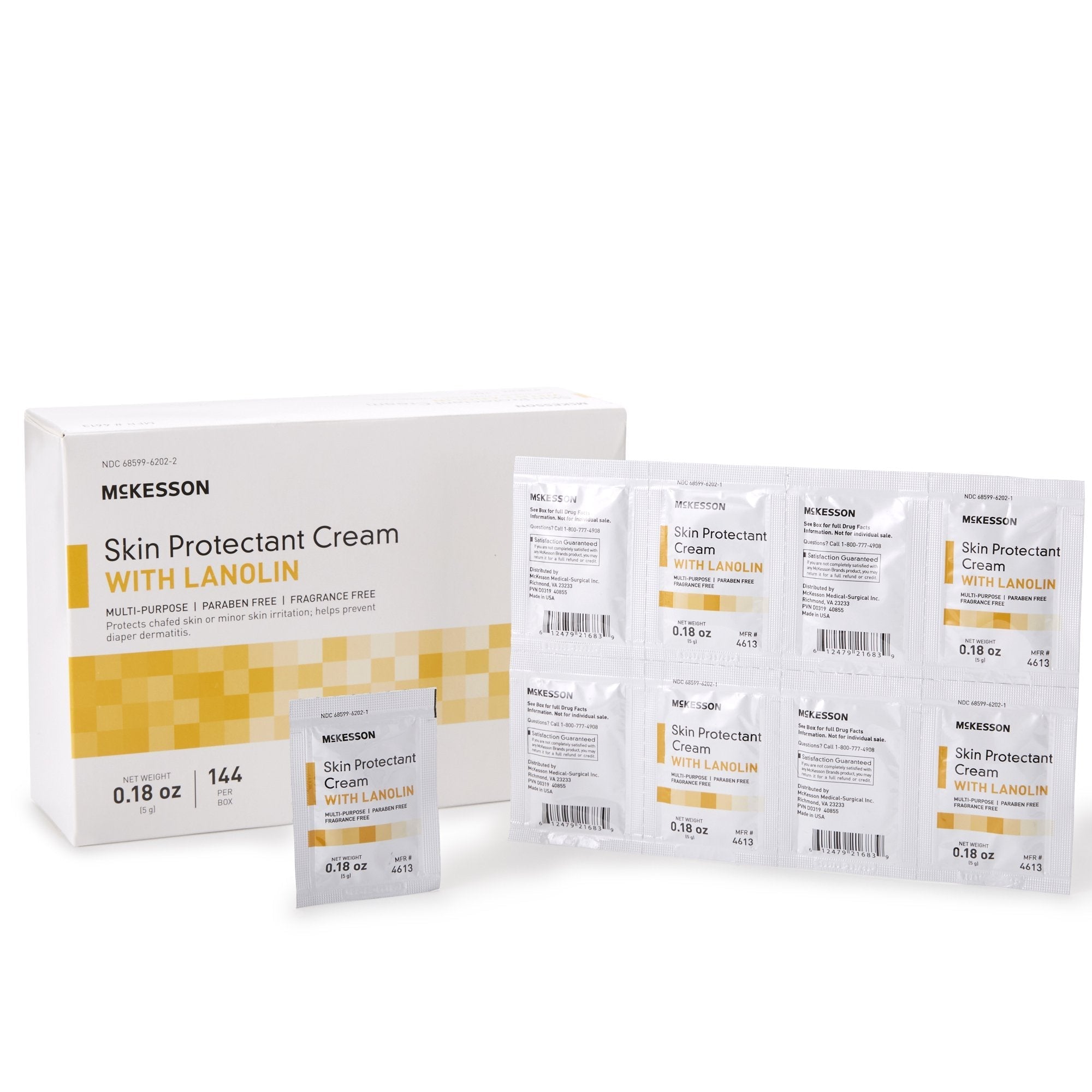 McKesson Skin Protectant Cream with Lanolin, Unscented