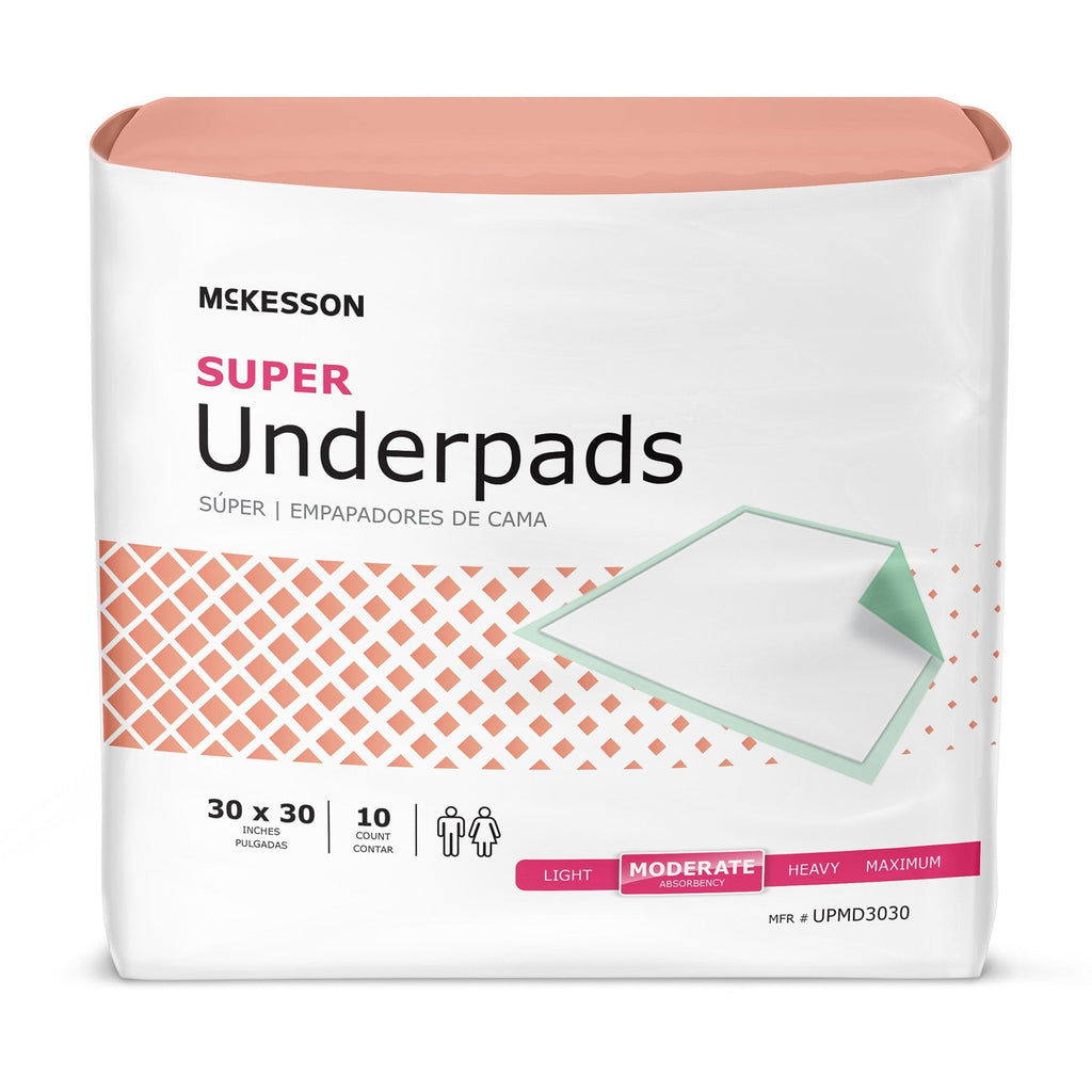 McKesson Super Underpads, Moderate