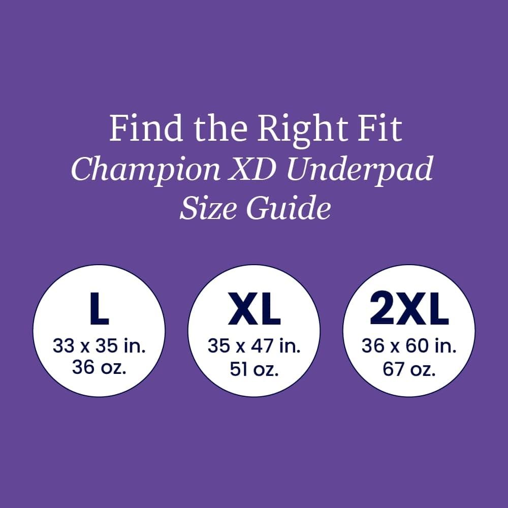 NorthShore Champion XD Washable Underpads
