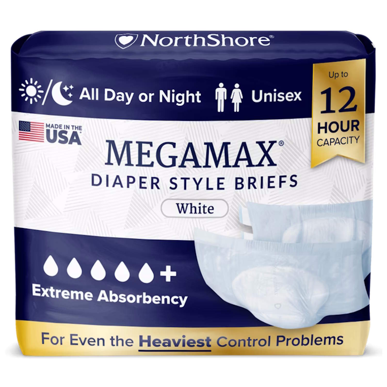 NorthShore MEGAMAX Adult Diapers