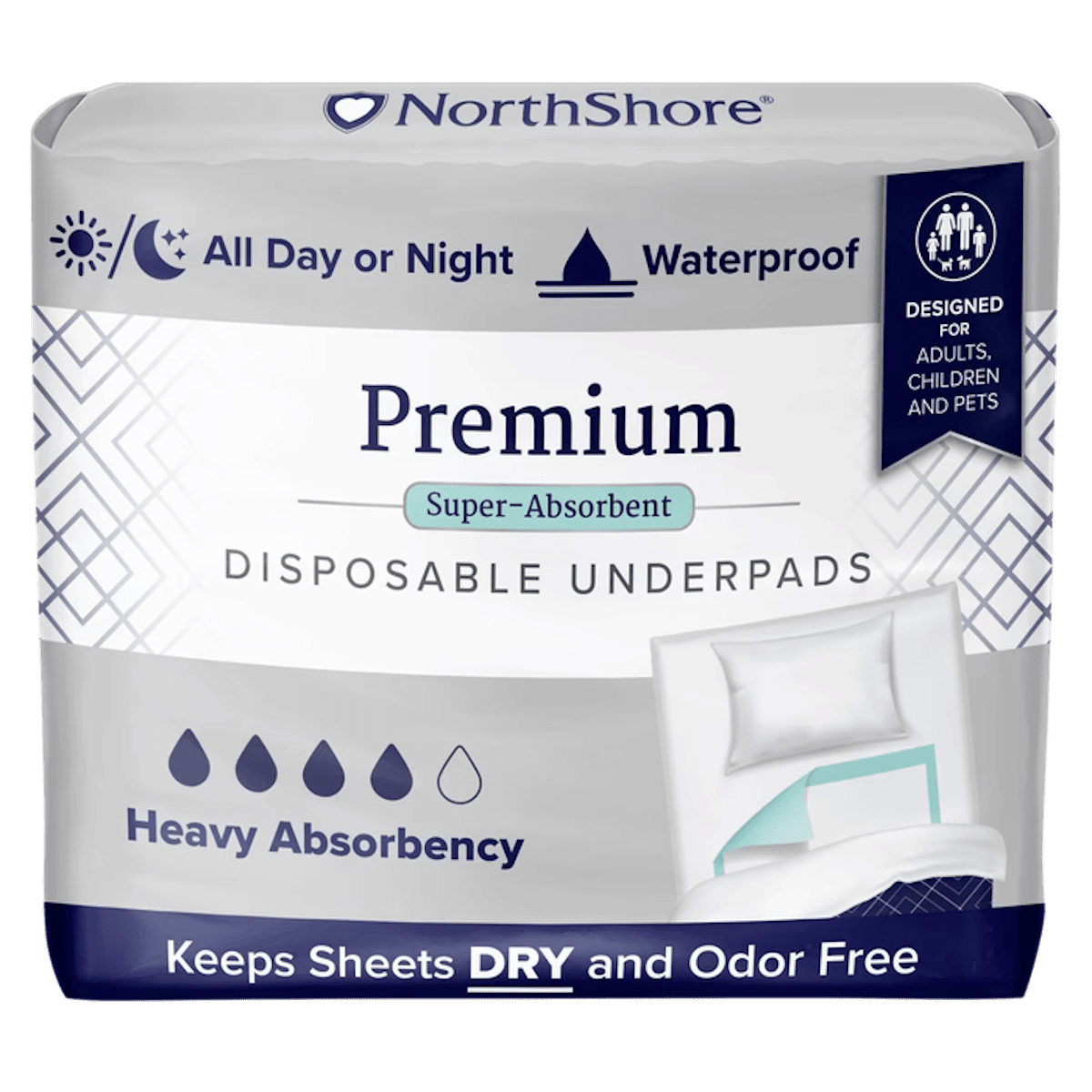 NorthShore Premium Extra-Absorbent Disposable Underpads