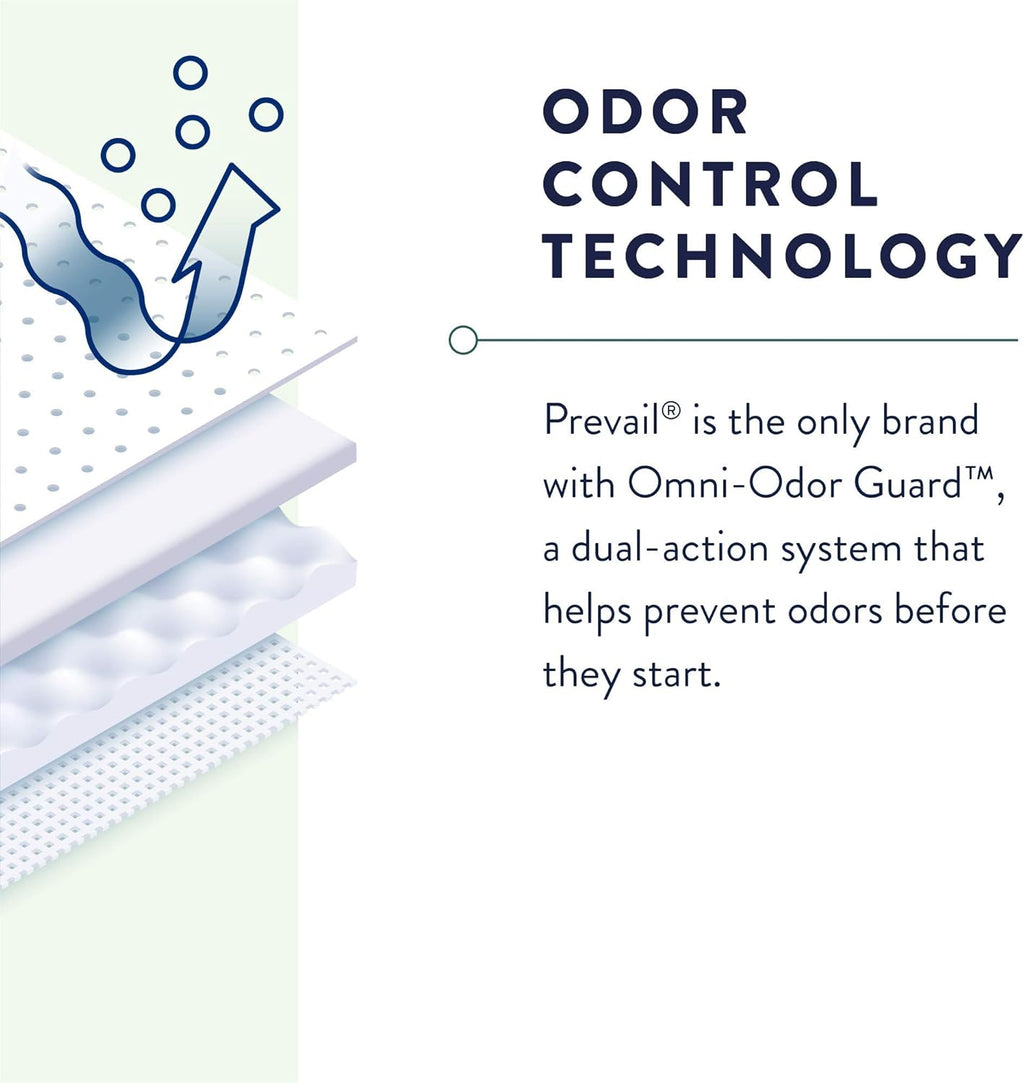 Prevail Belted Shields, Extra Absorbency