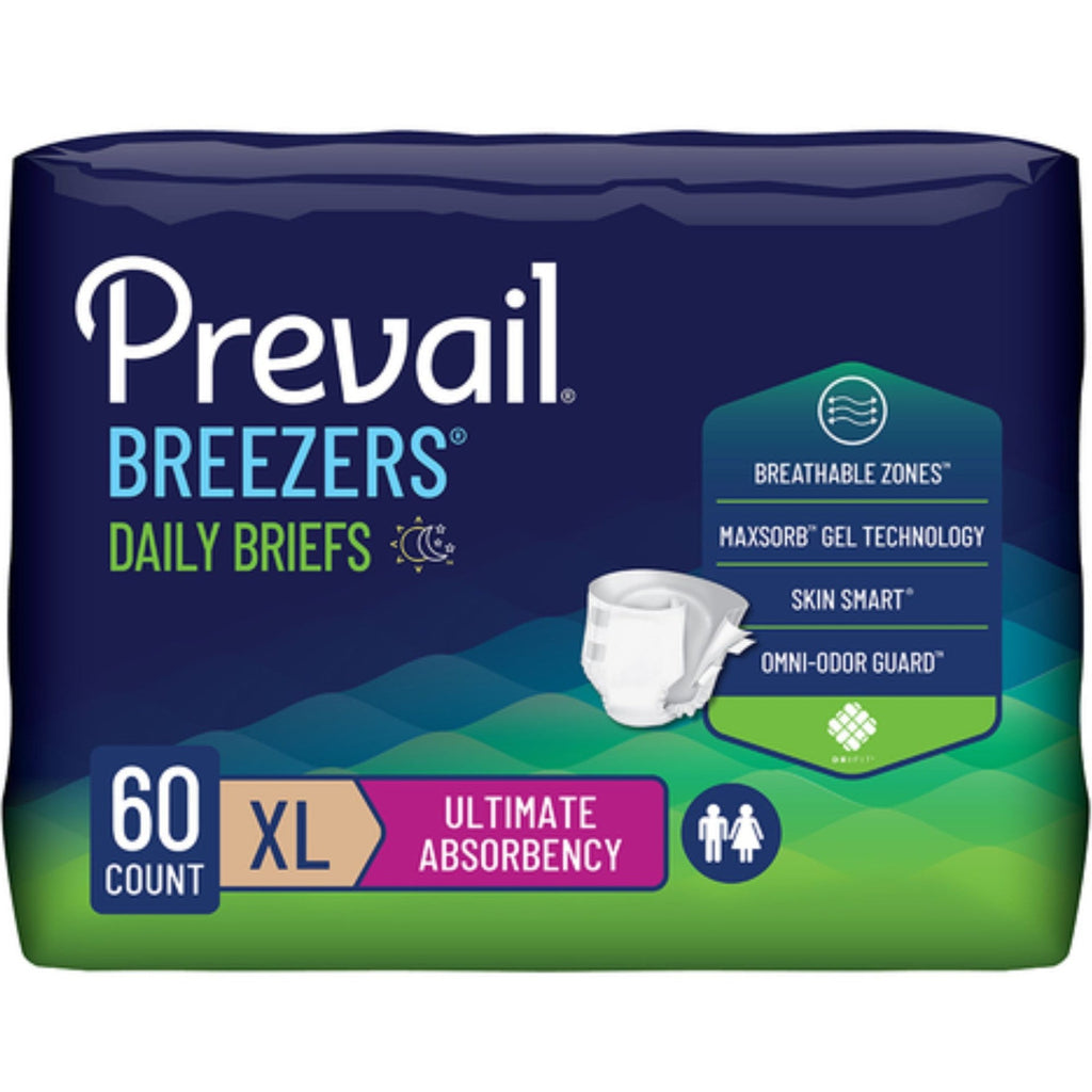 Prevail Breezers Daily Briefs, Ultimate Absorbency