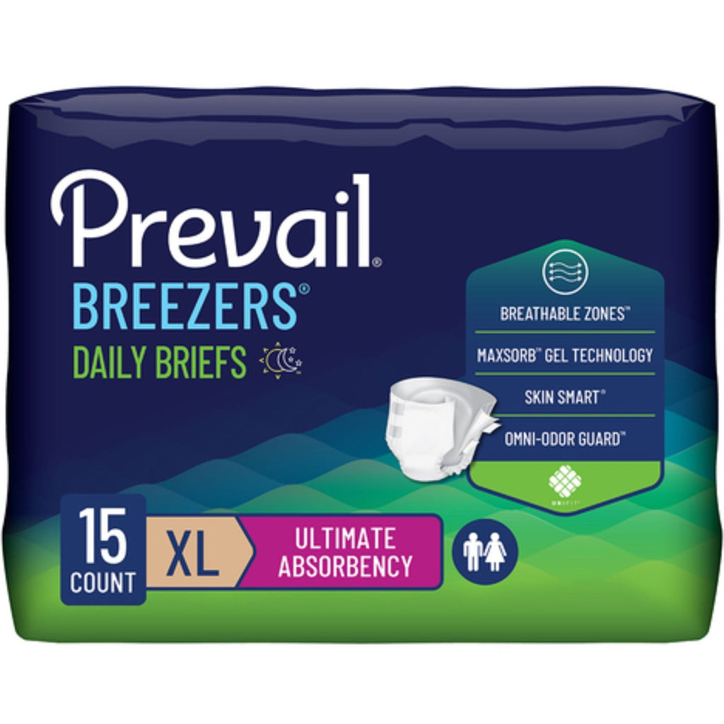 Prevail Breezers Daily Briefs, Ultimate Absorbency