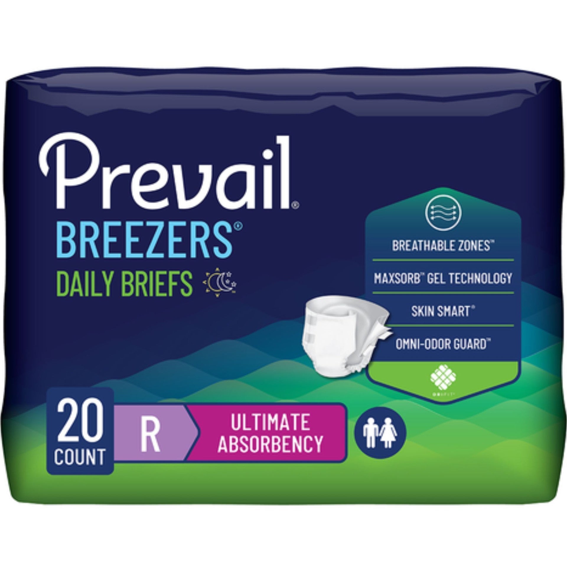 Prevail Breezers Daily Briefs, Ultimate Absorbency