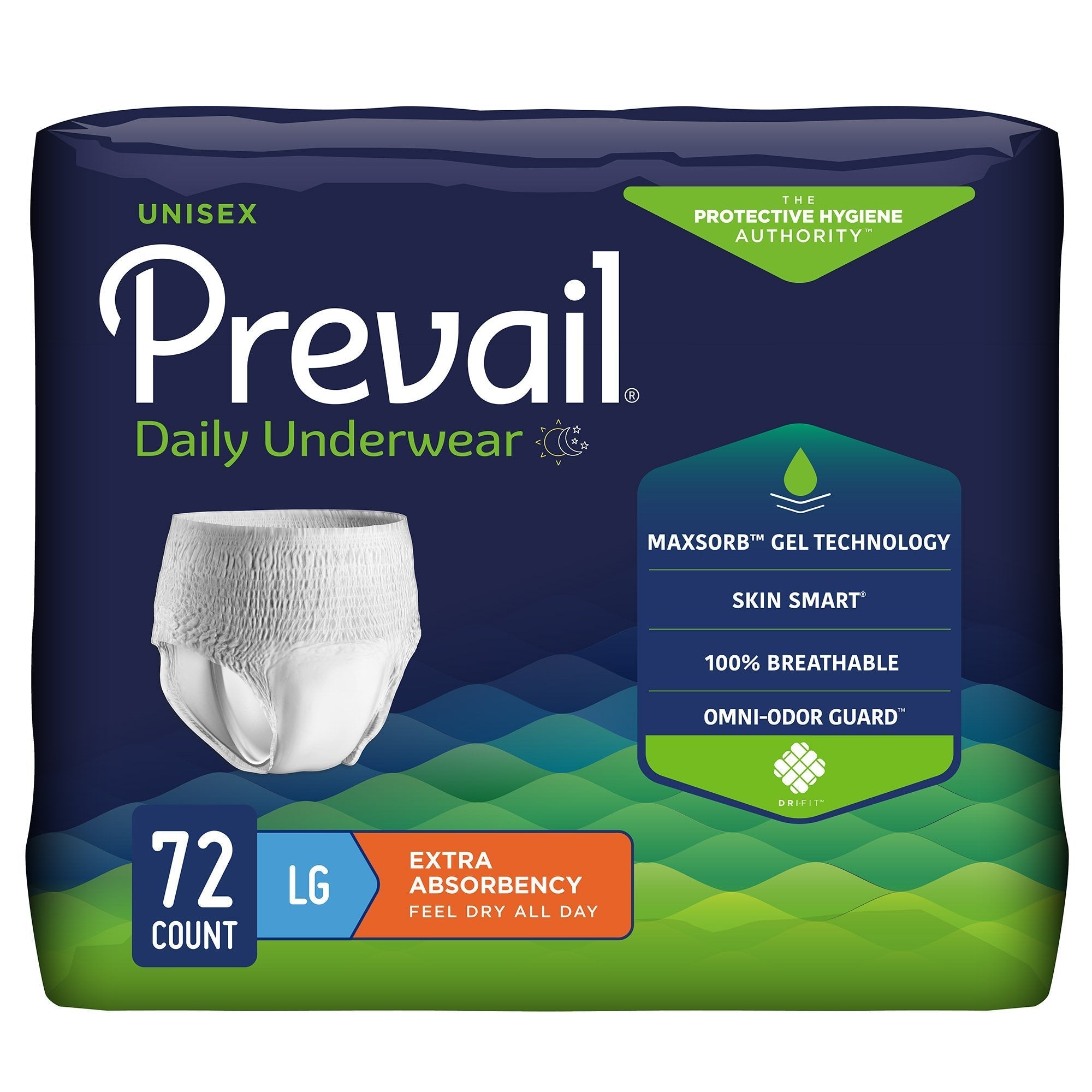 Prevail Daily Underwear, Extra Absorbency