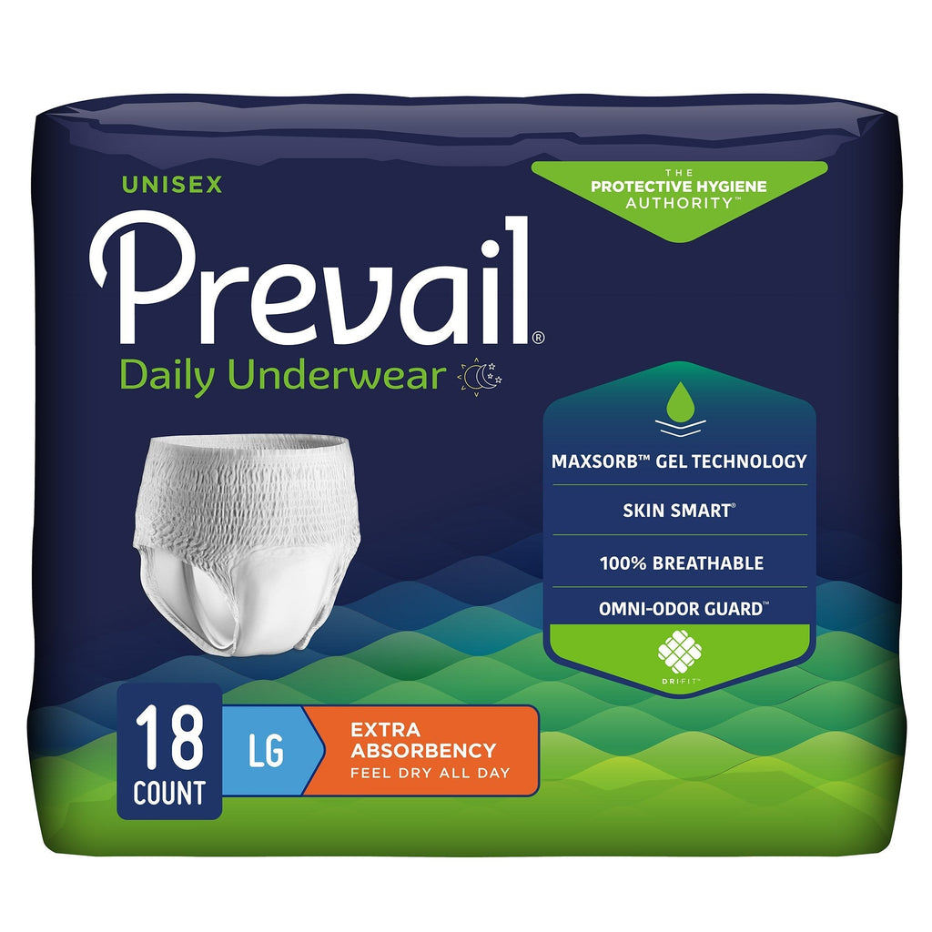 Prevail Daily Underwear, Extra Absorbency