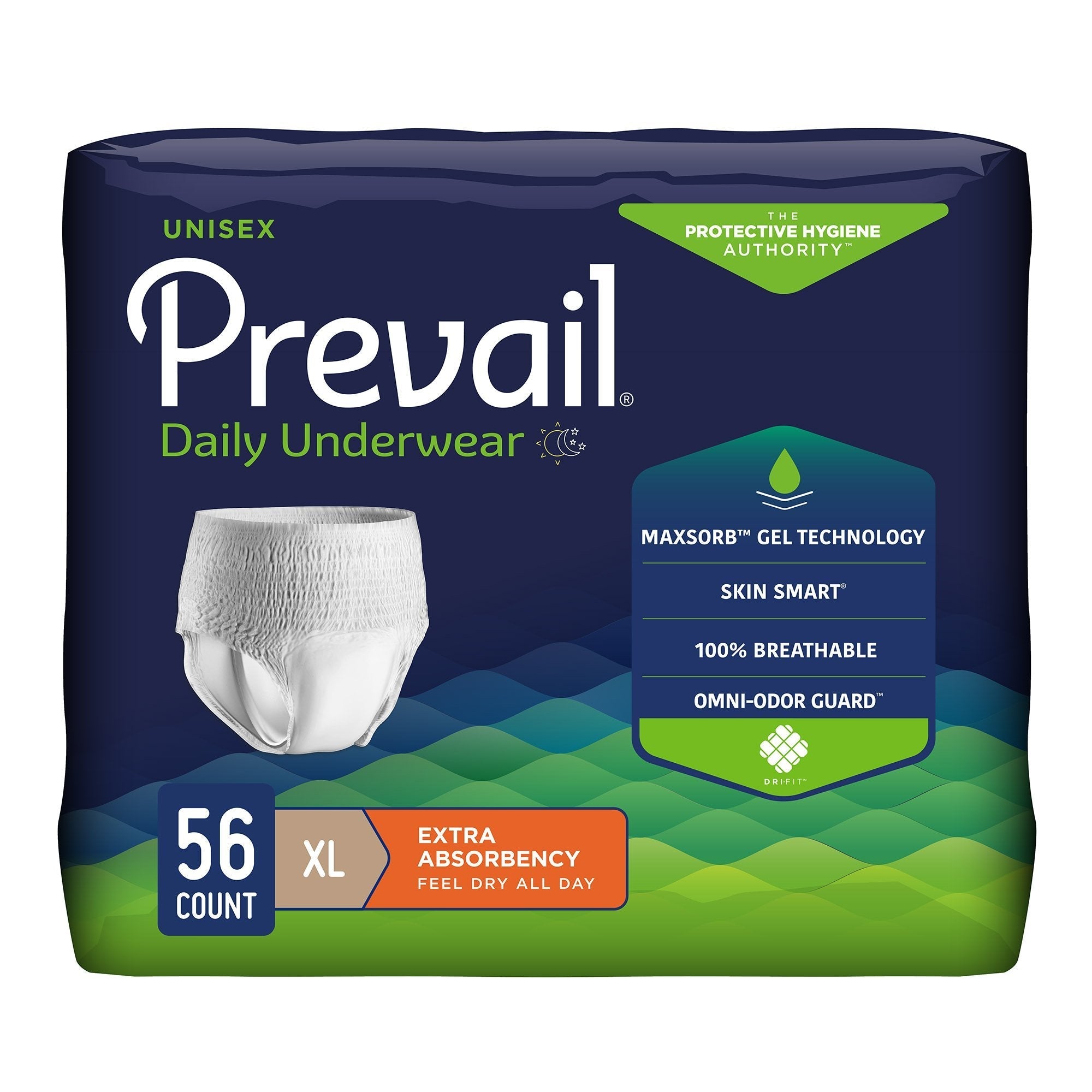 Prevail Daily Underwear, Extra Absorbency