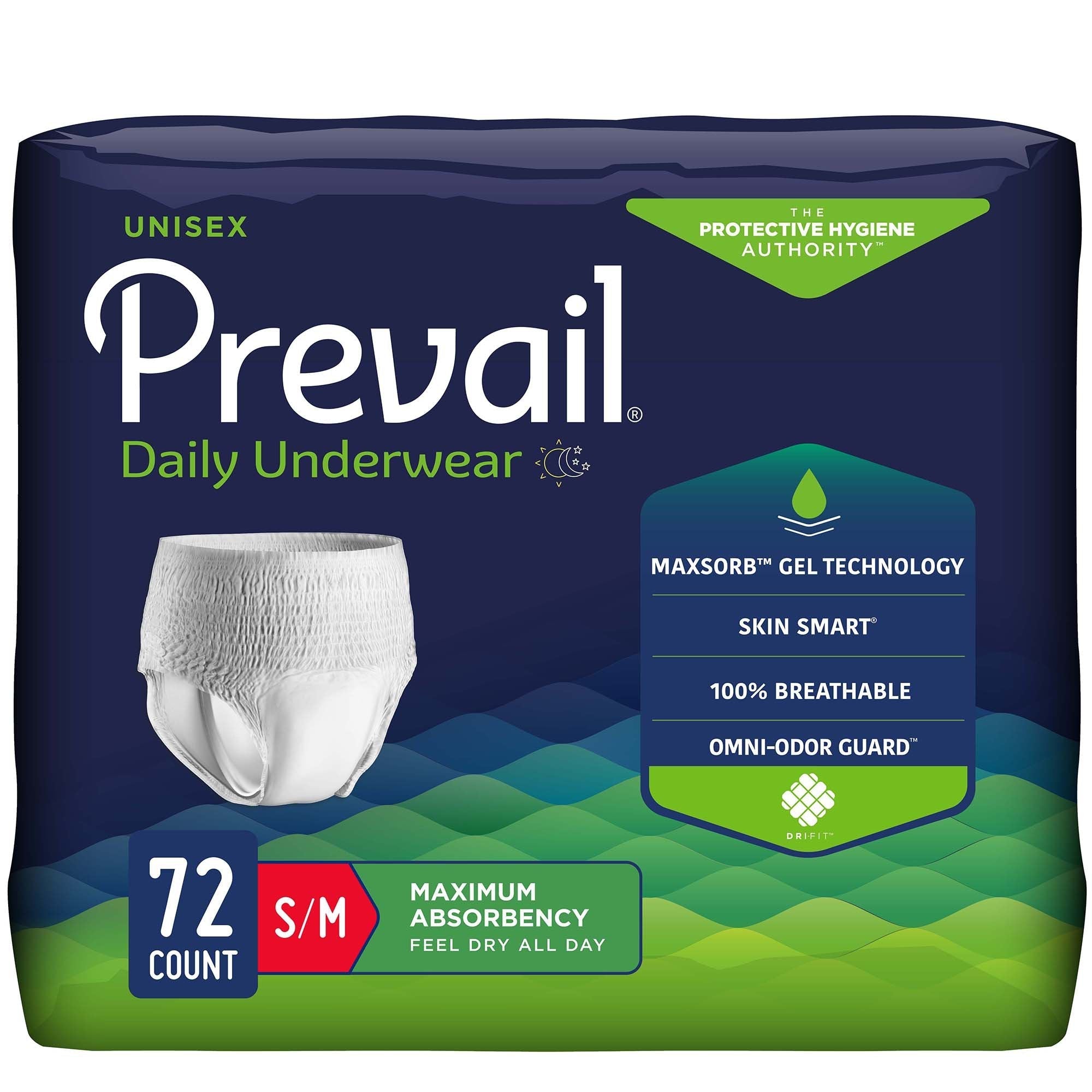 Prevail Daily Underwear, Maximum Absorbency