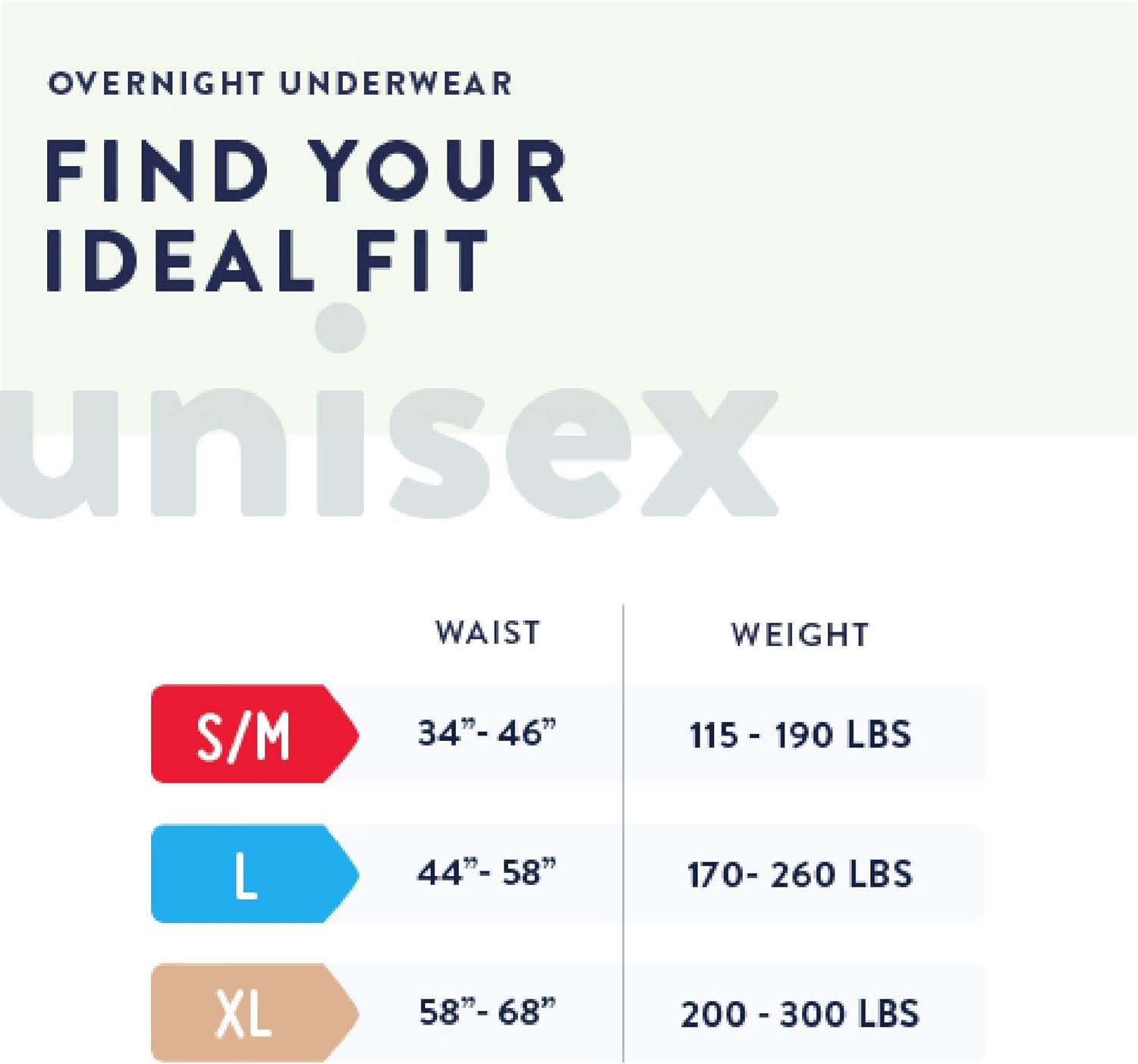 Prevail Overnight Pull On Underwear