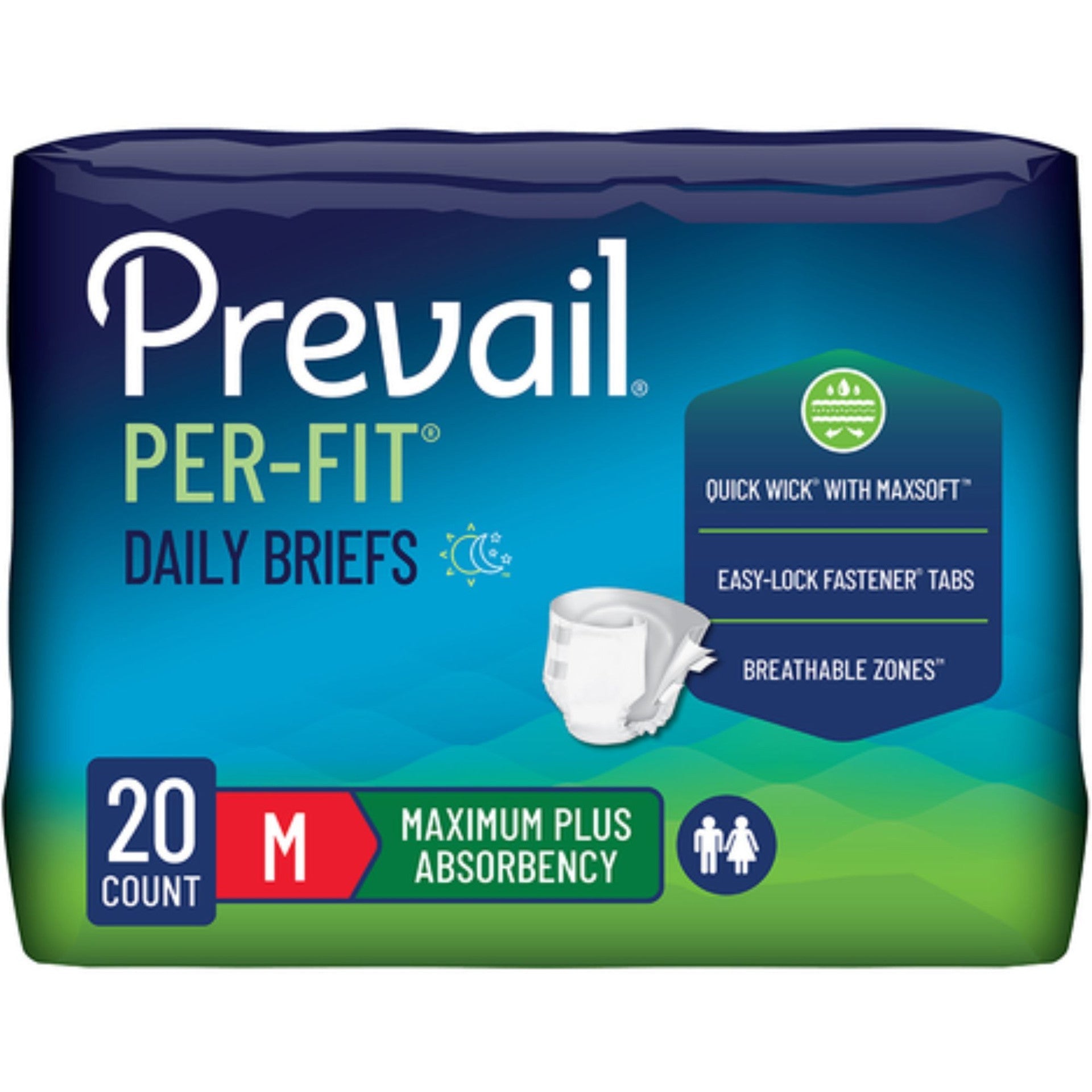 Prevail Per-Fit Daily Brief, Maximum Plus Absorbency