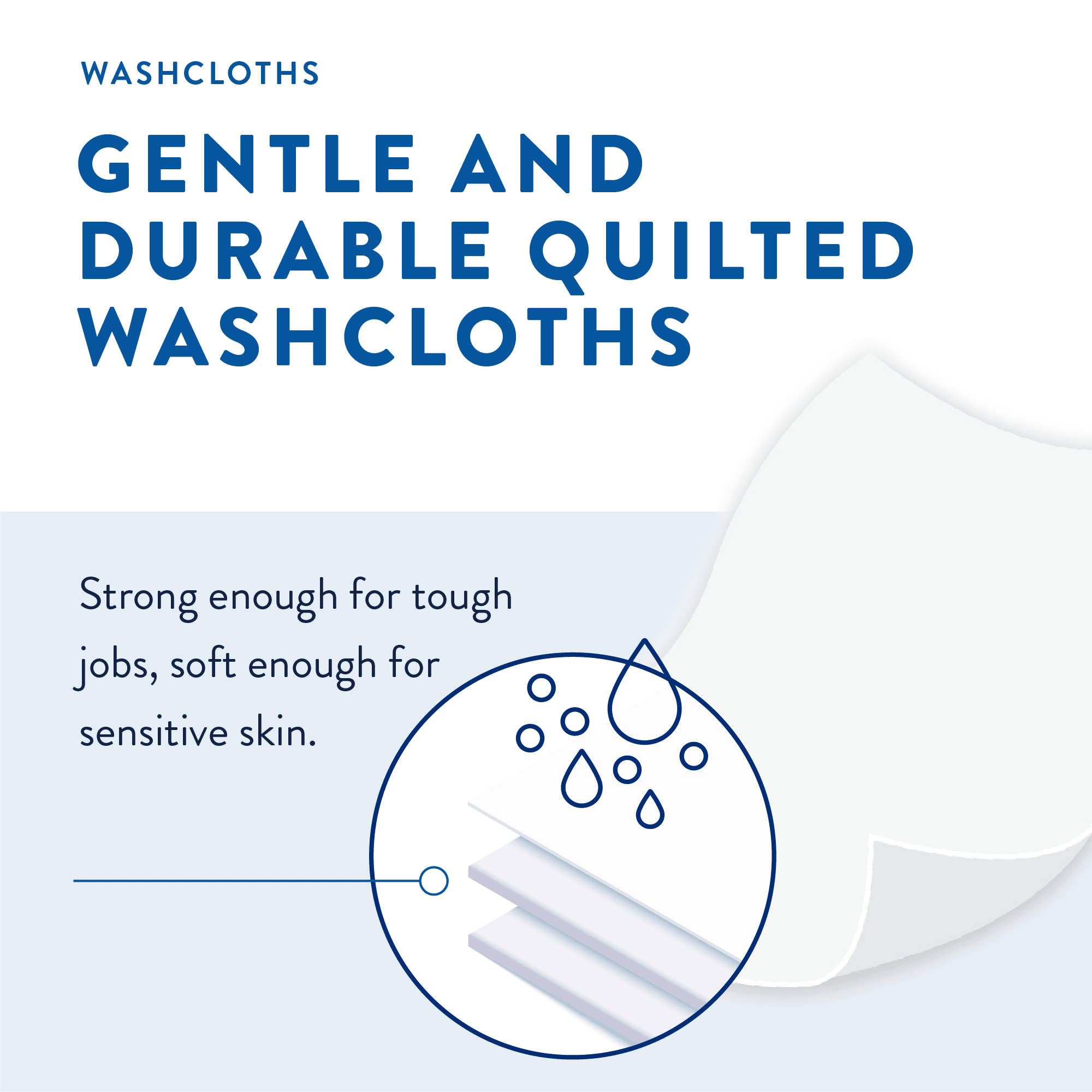 Prevail Soft Pack Washcloths, Scented