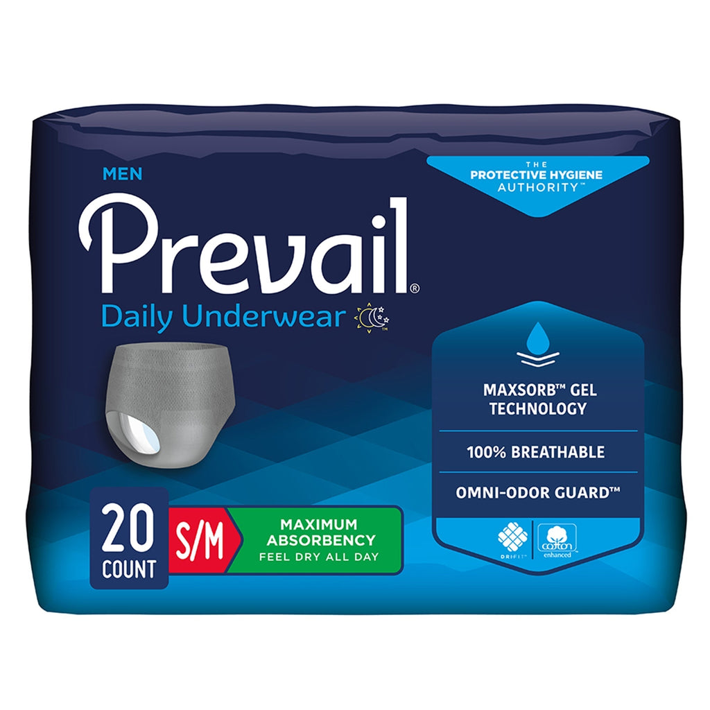 Prevail Daily Underwear for Men, Maximum Absorbency