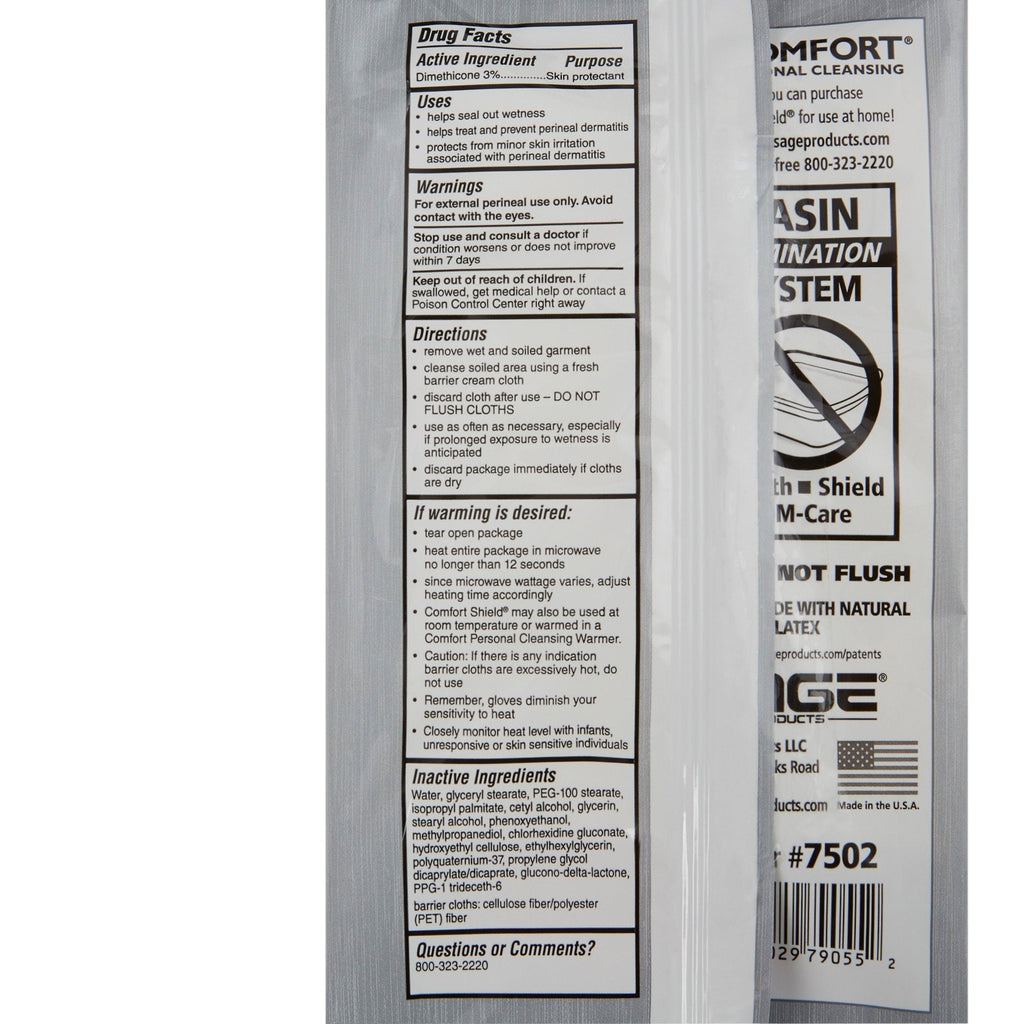 Sage Comfort Shield Barrier Cream Cloths, Small