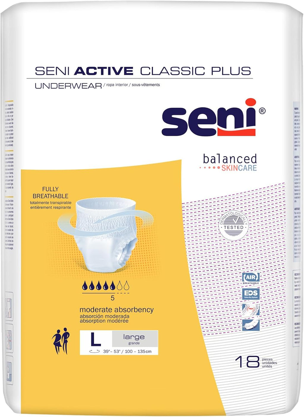 Seni Active Classic Plus Absorbent Underwear