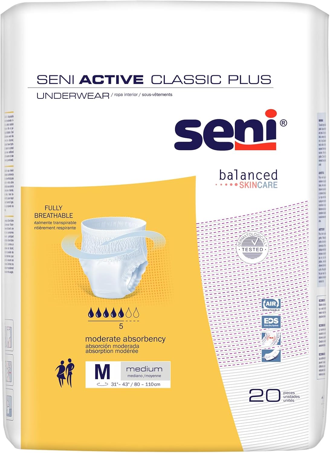 Seni Active Classic Plus Absorbent Underwear