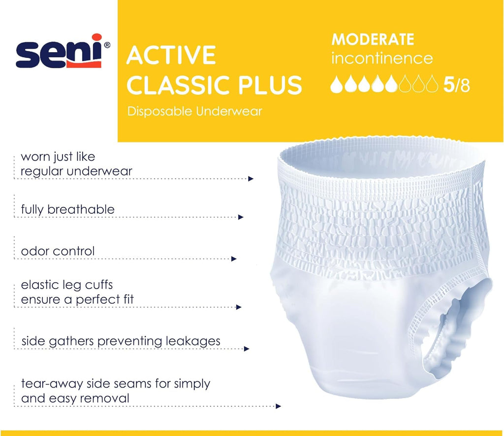 Seni Active Classic Plus Absorbent Underwear