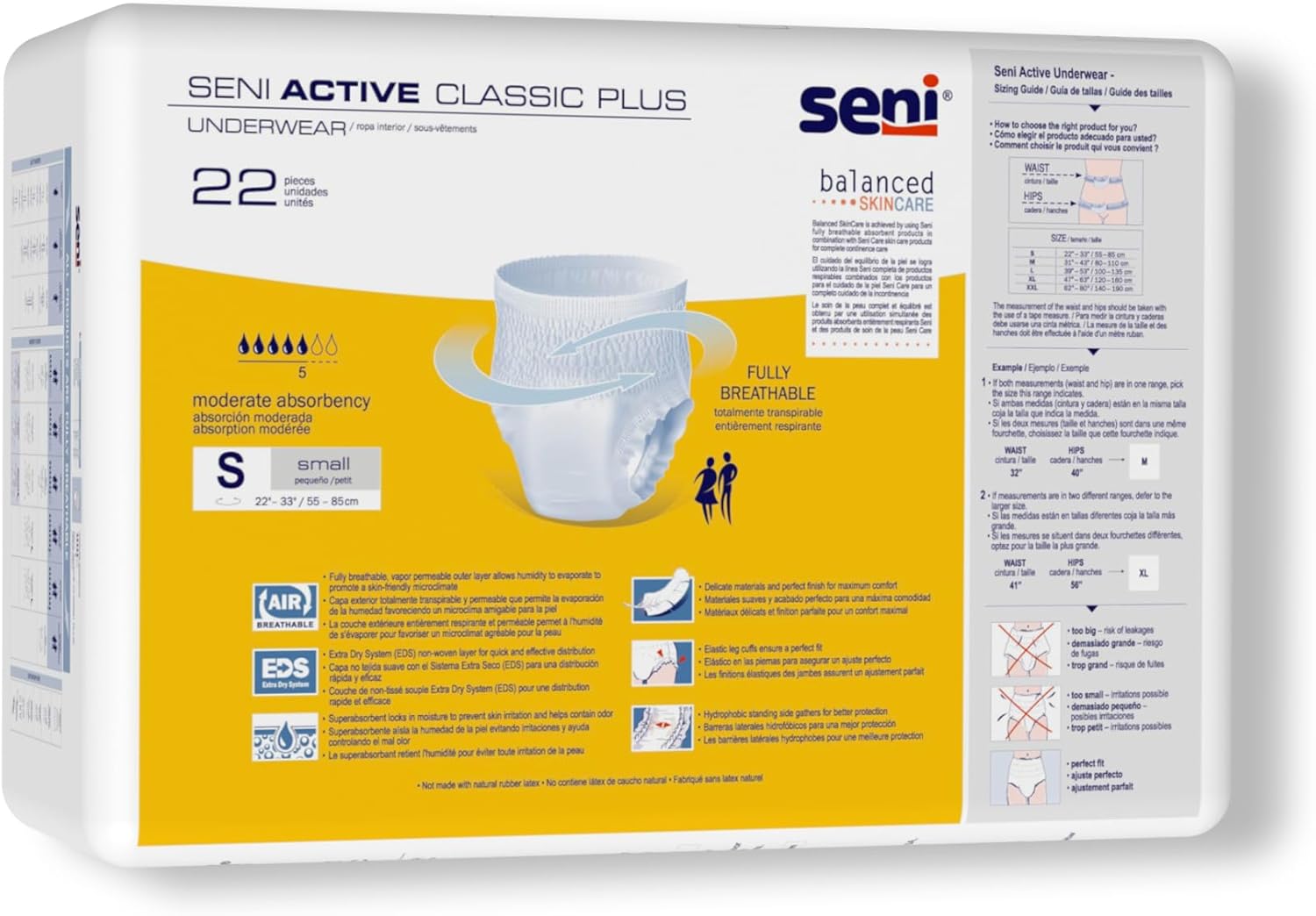 Seni Active Classic Plus Absorbent Underwear
