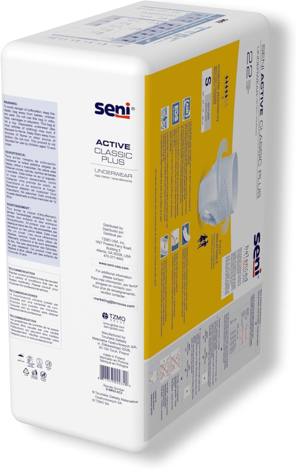 Seni Active Classic Plus Absorbent Underwear