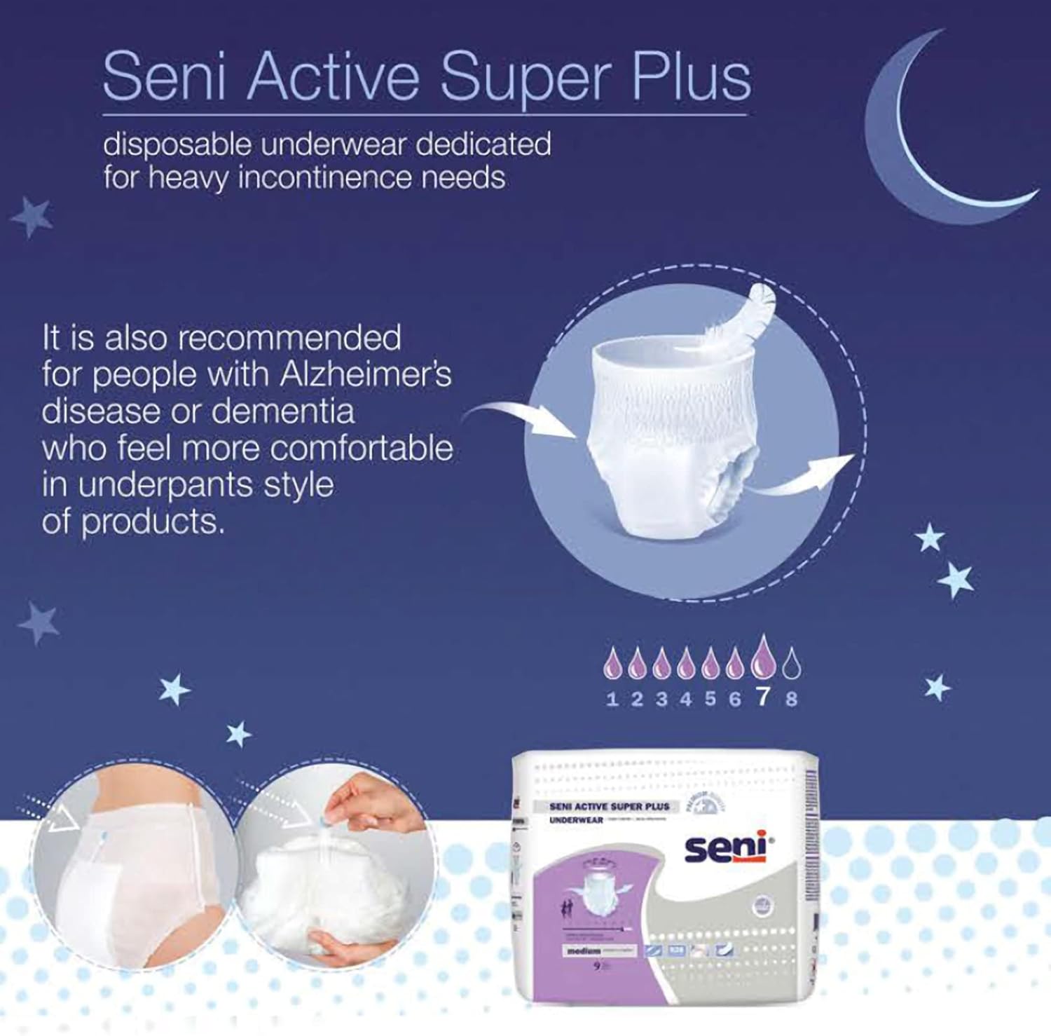 Seni Active Super Plus Absorbent Underwear