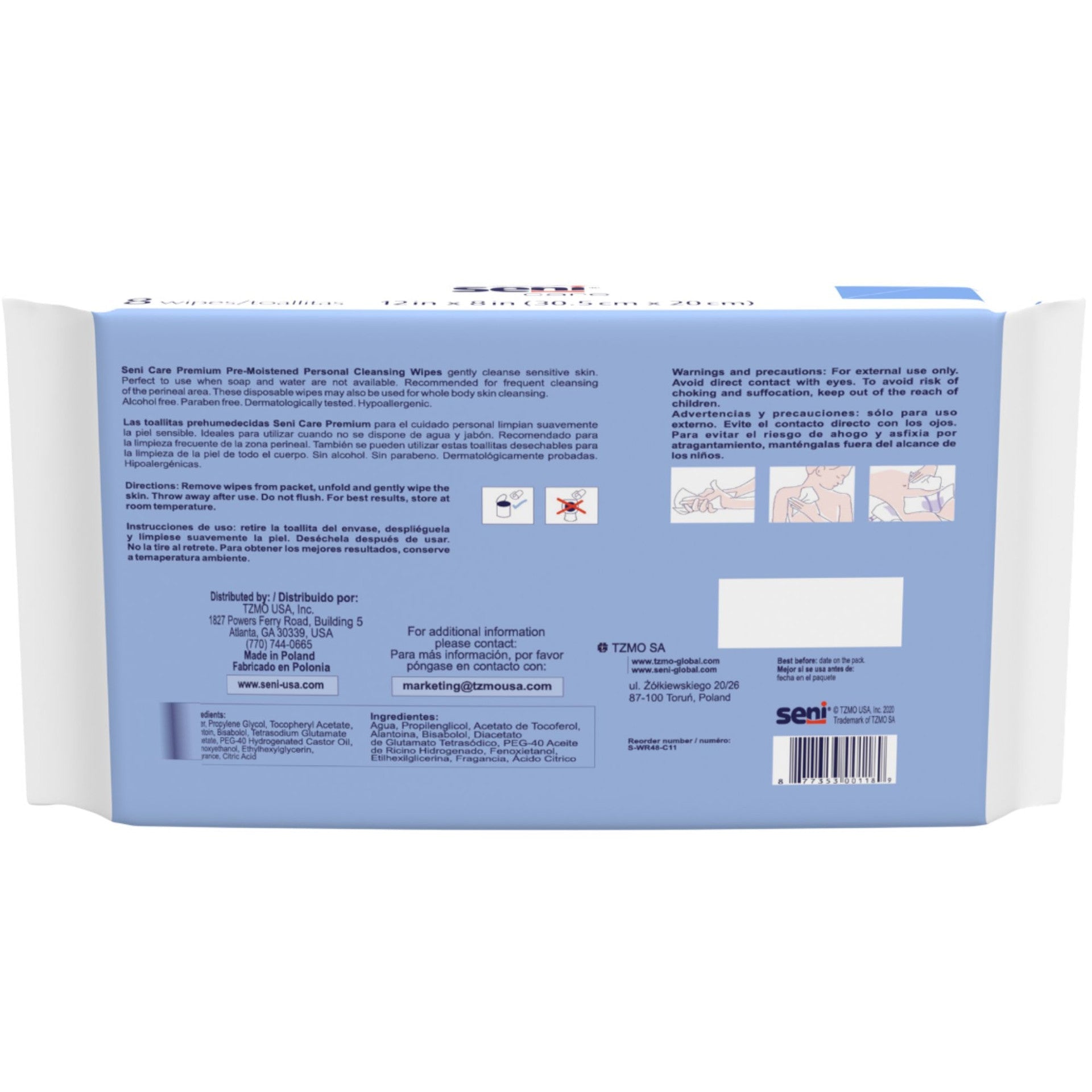 Seni Care Premium Washcloths