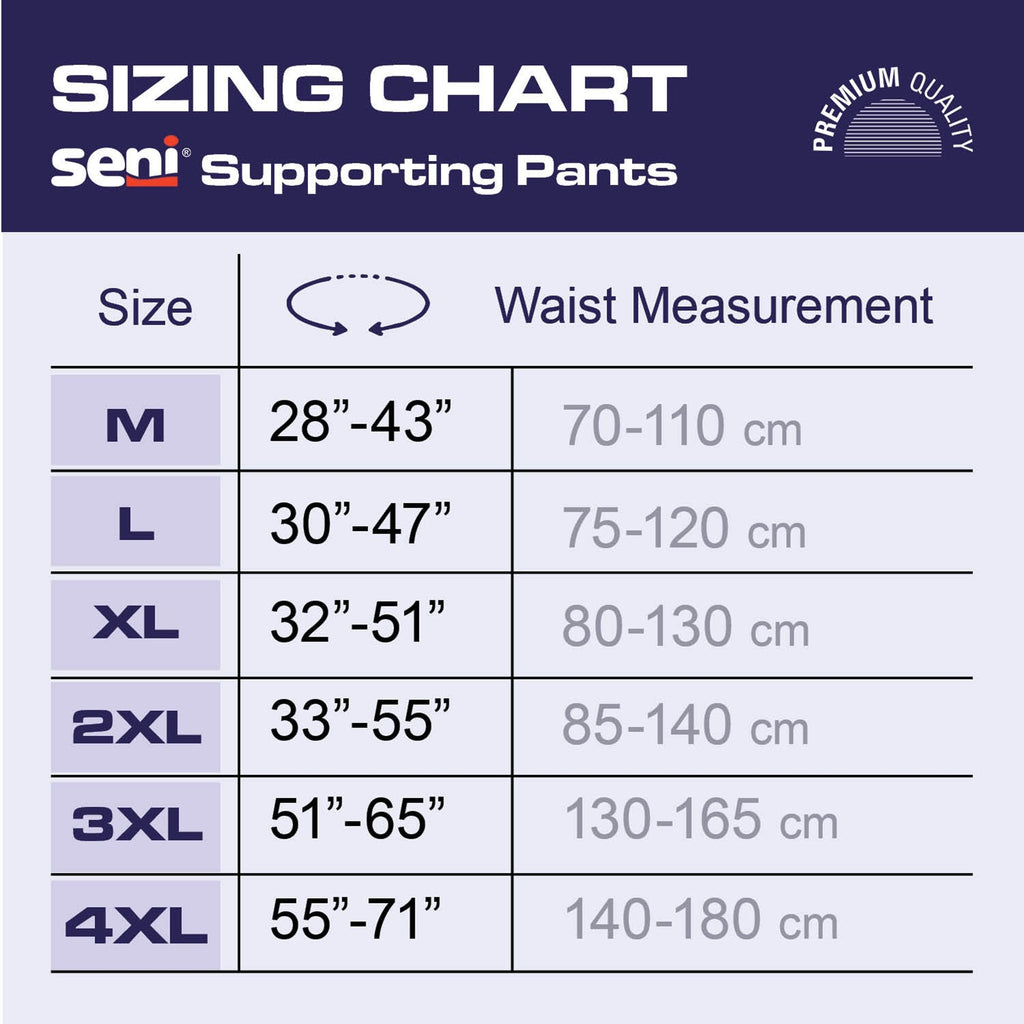 Seni Knit Incontinence Supporting Pants, Reusable