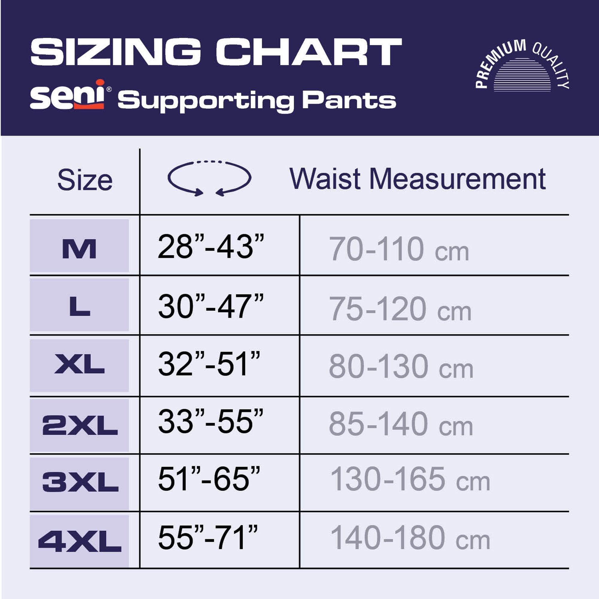 Seni Knit Incontinence Supporting Pants, Reusable