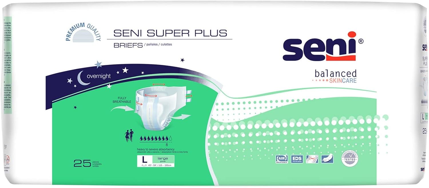 Seni Super Plus Adult Briefs