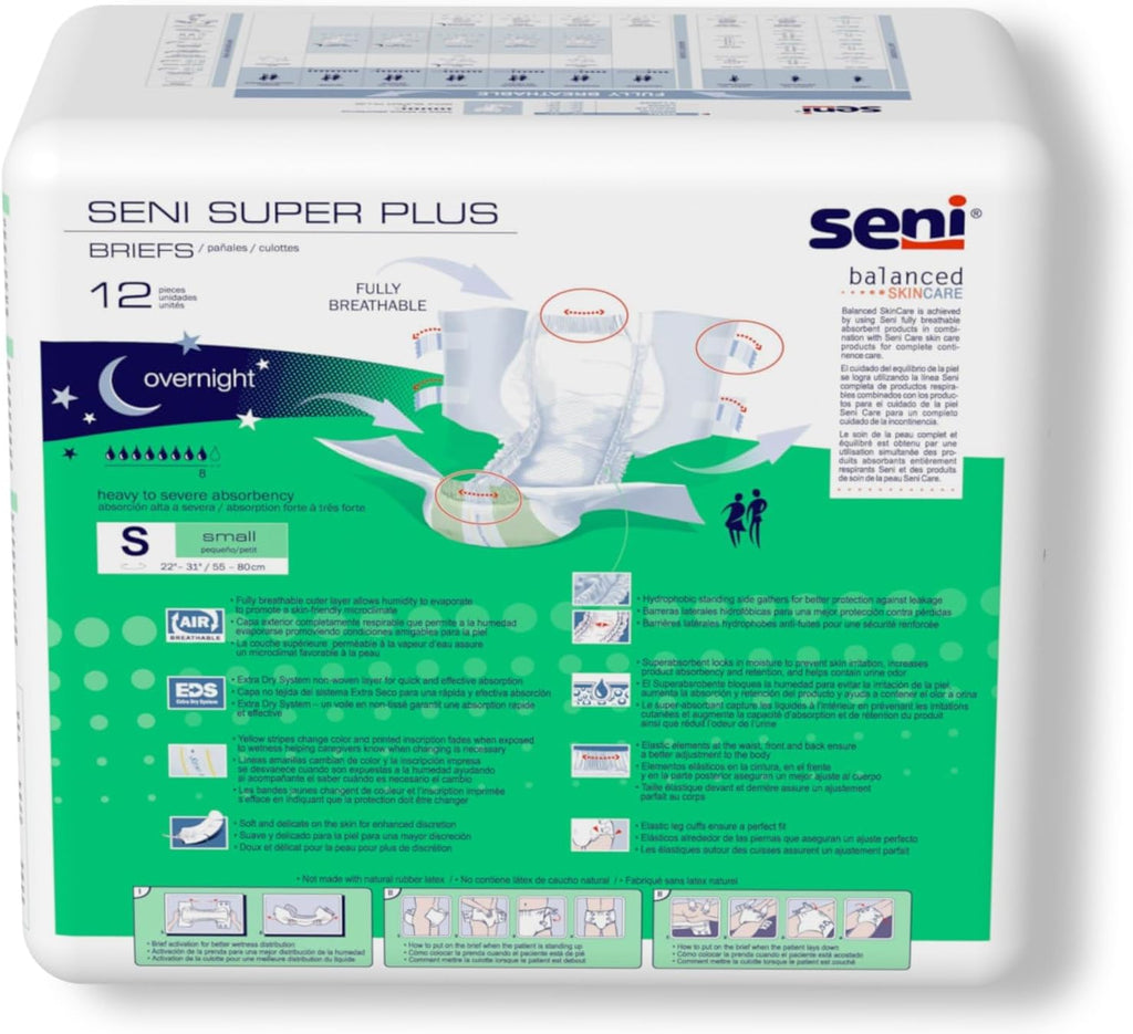 Seni Super Plus Adult Briefs