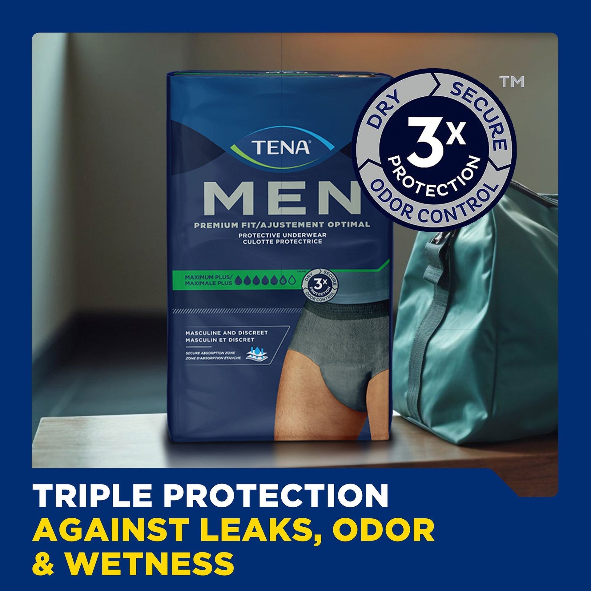 TENA Men Maximum Plus Protective Underwear