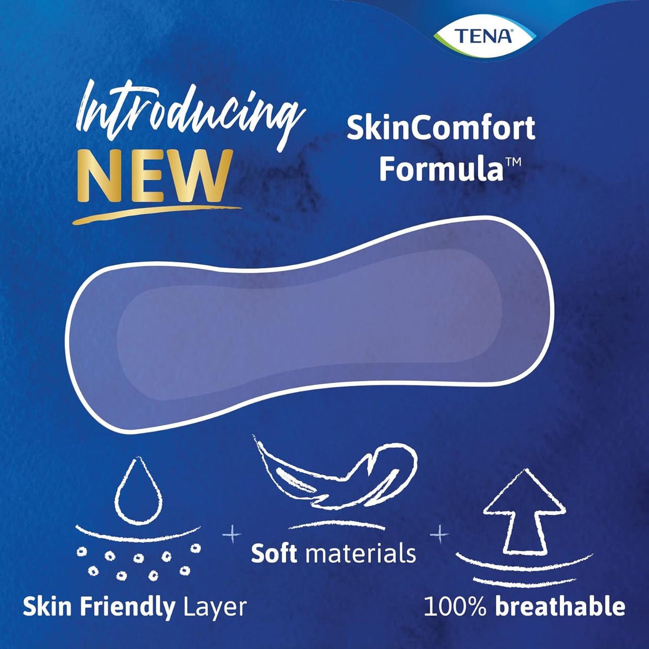 TENA Sensitive Care Maximum Pads, 11" Regular