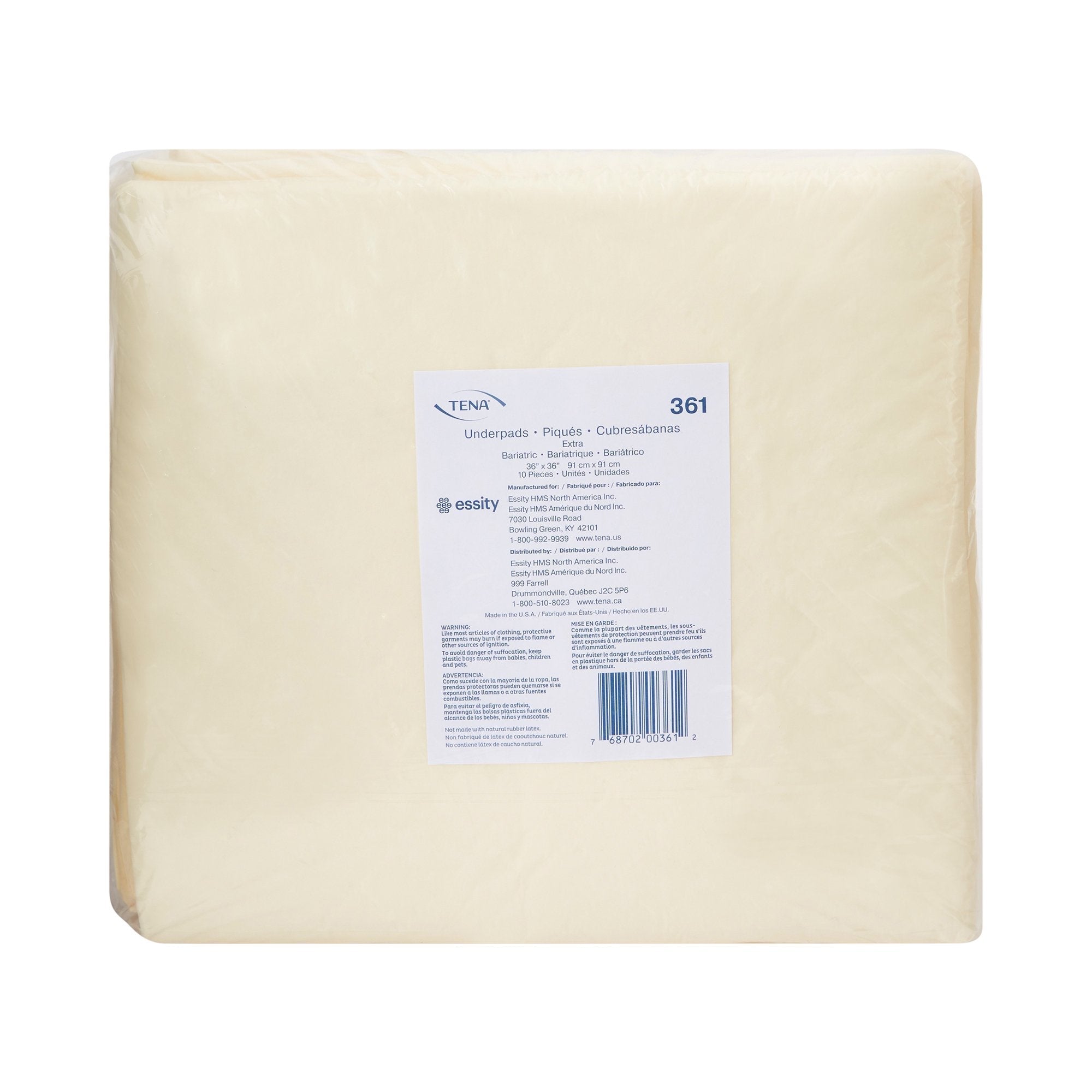 TENA Underpad Extra, Light Absorbency