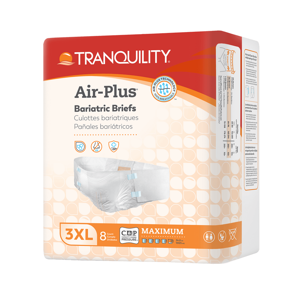 Tranquility 3XL Air-Plus Bariatric Briefs
