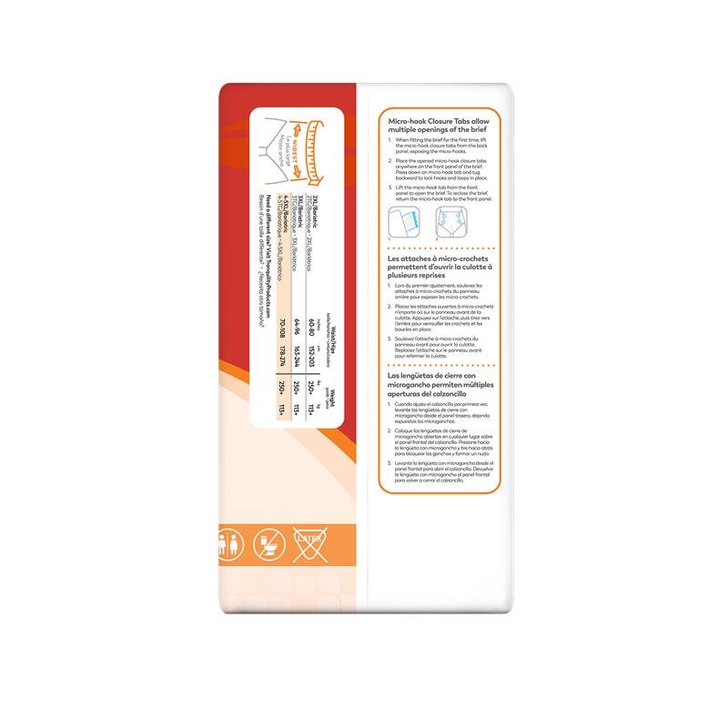 Tranquility 4XL/5XL Air-Plus Disposable Bariatric Briefs