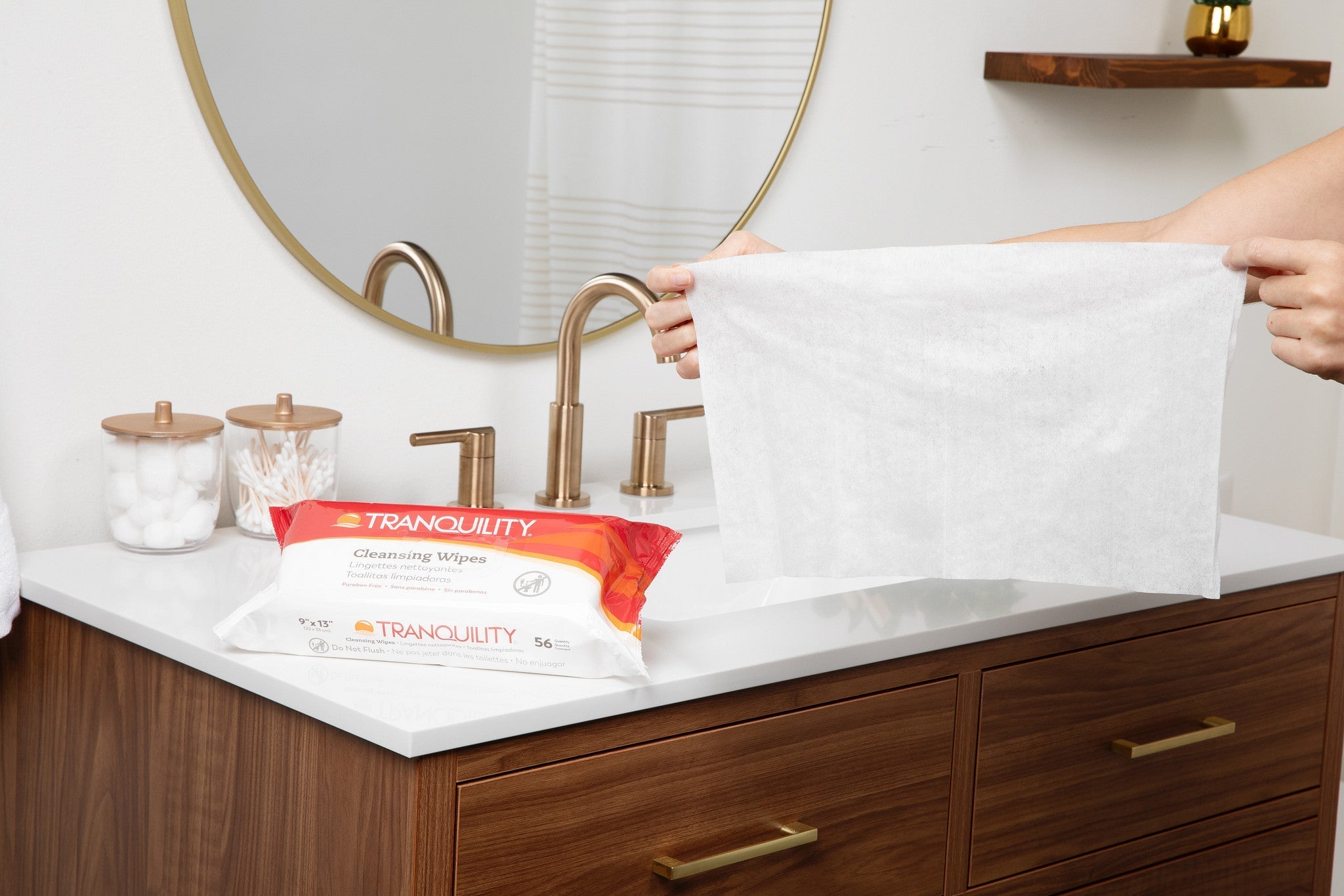 Tranquility Cleansing Wipes with Aloe